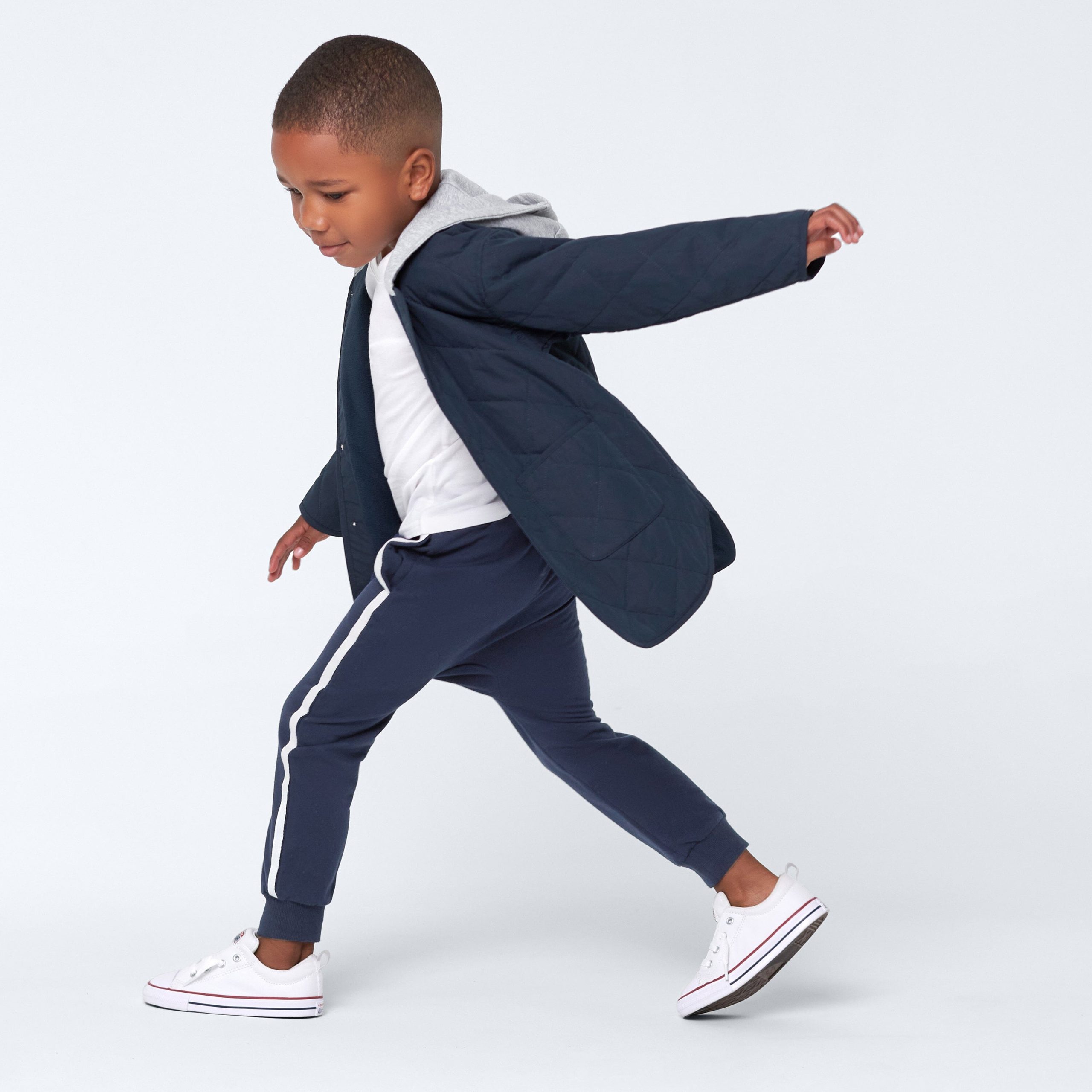 3-Pack Infant & Toddler Dusty Blue & Navy Joggers, 18M - Image 4