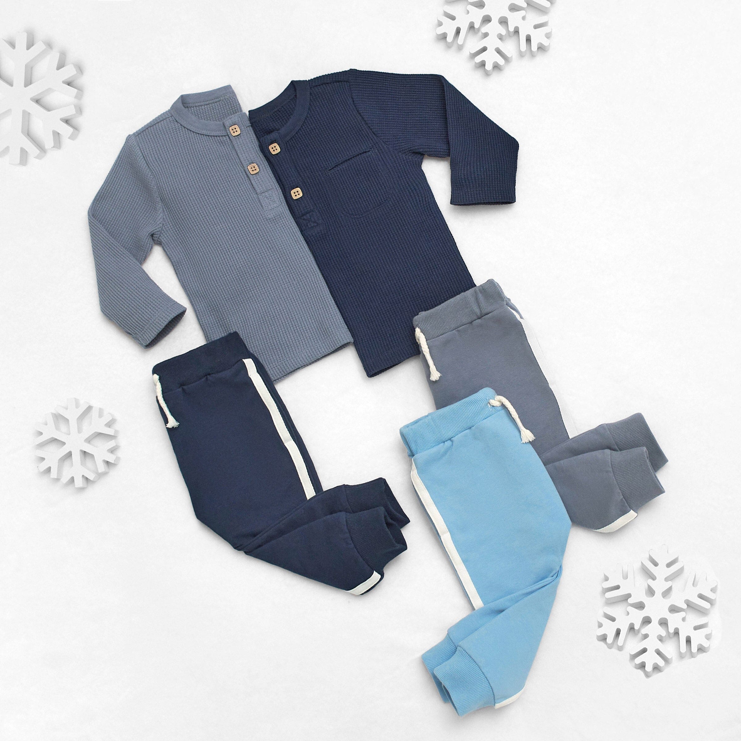 3-Pack Infant & Toddler Dusty Blue & Navy Joggers, 18M - Image 8