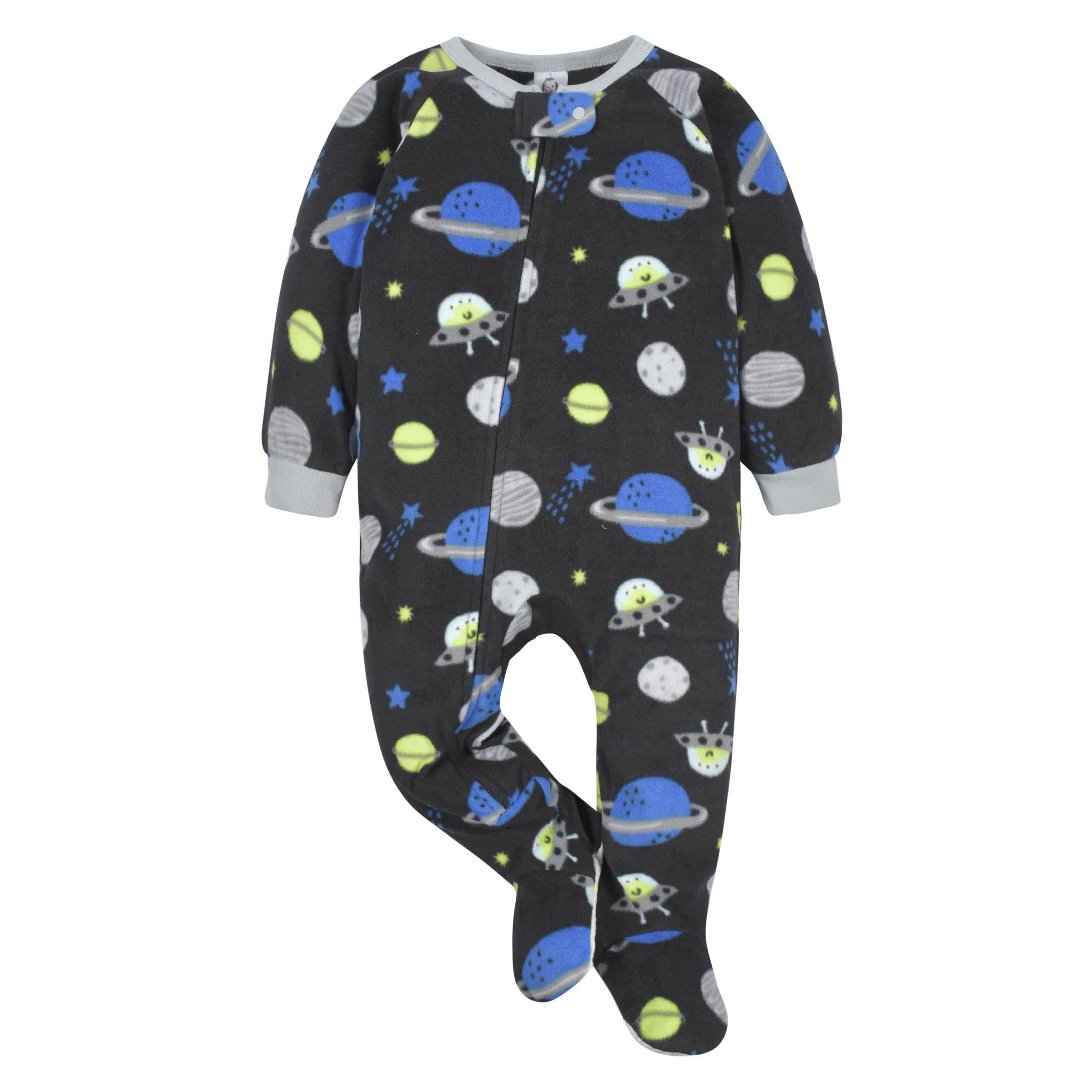 4-Pack Baby & Toddler Boys Space & Dinos Fleece Pajamas - Image 12