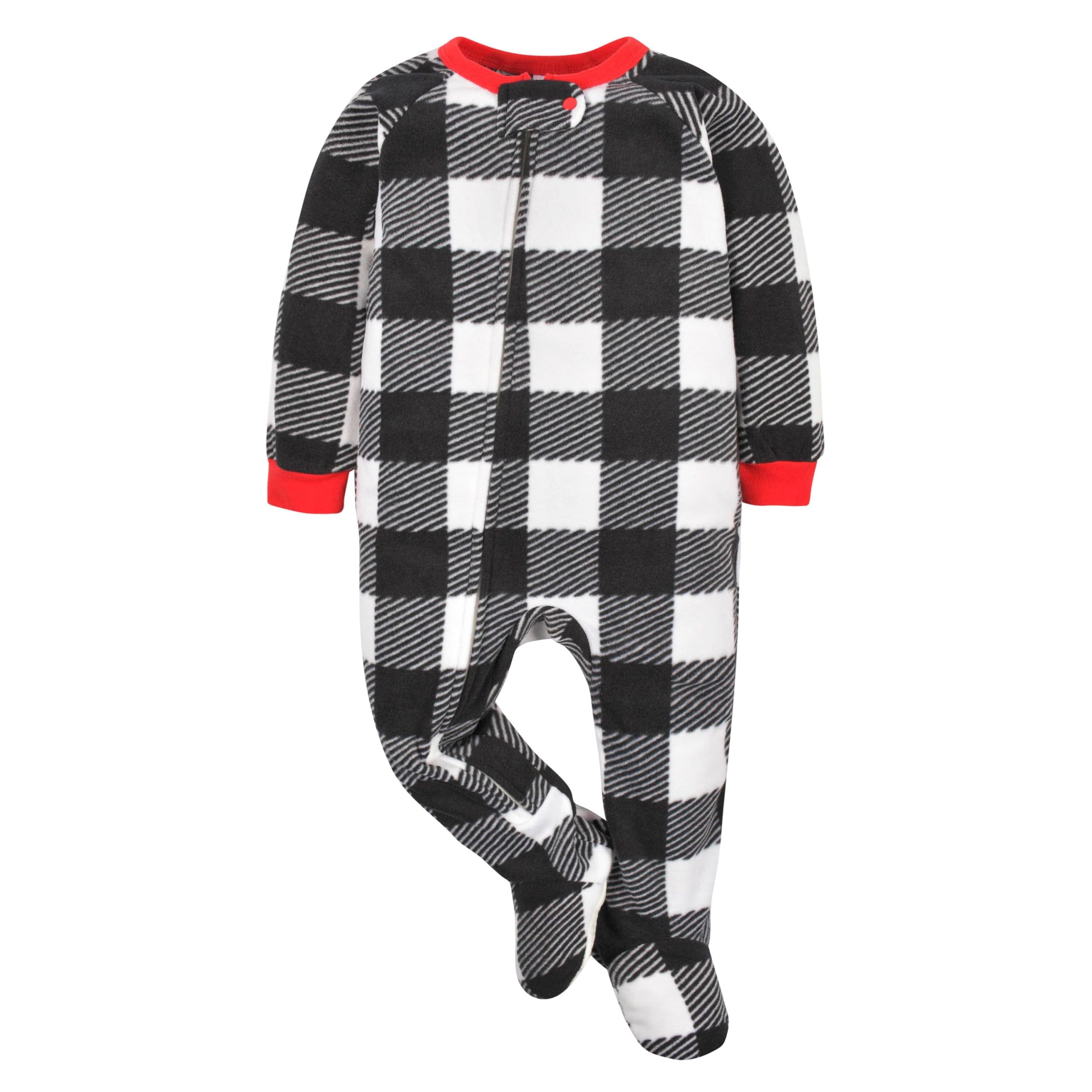 2-Pack Baby & Toddler Neutral Snowman Fleece Pajamas - Image 5