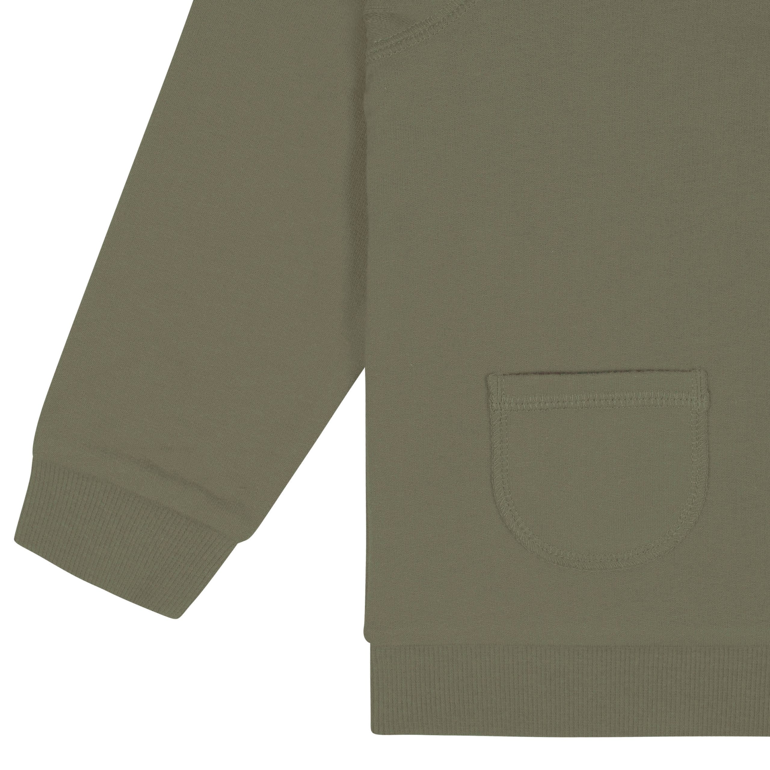 2-Piece Infant Boys Sage Green French Terry Pullover & Jogger Set, 12M - Image 3