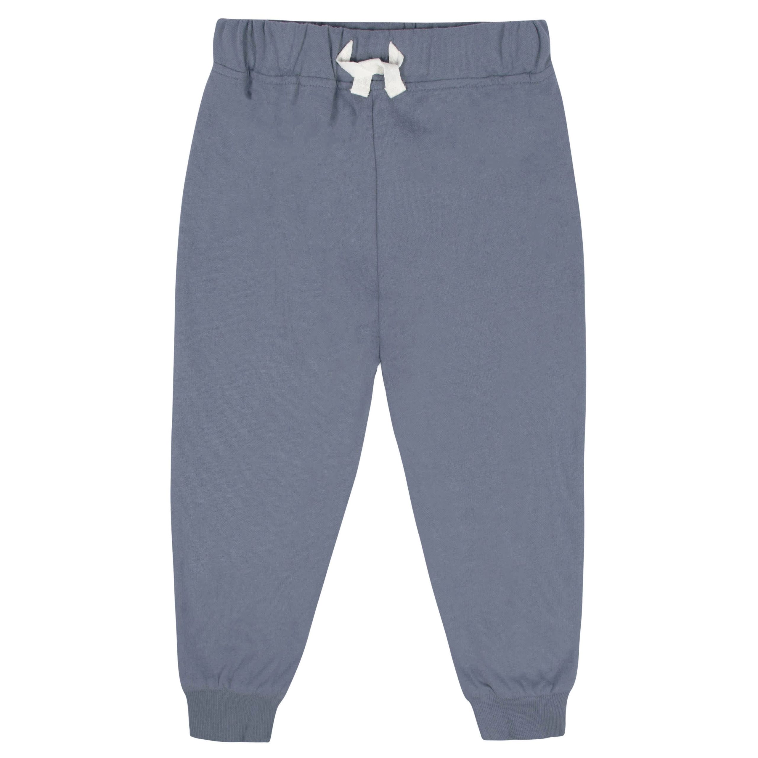 2-Piece Infant & Toddler Boys Dusty Blue French Terry Pullover & Jogger Set - Image 6