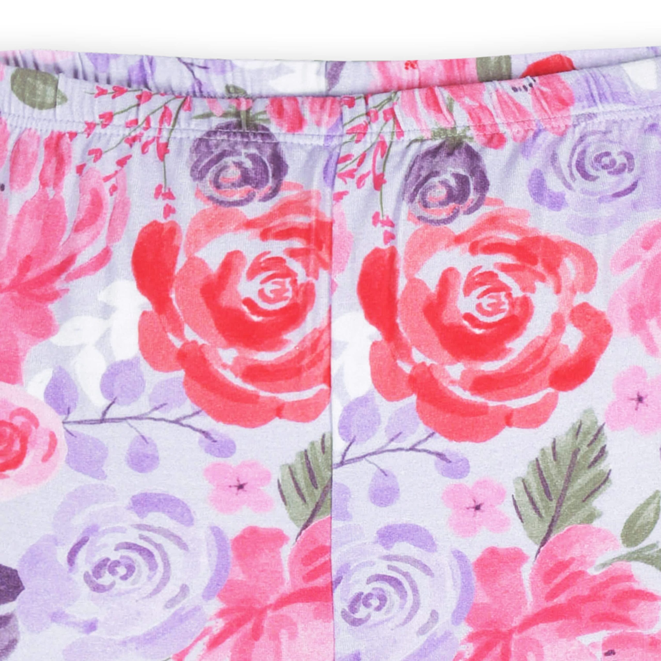 2-Piece Infant & Toddler Girls Lilac Garden Buttery Soft Viscose Made from Eucalyptus Snug Fit Pajamas - Image 6