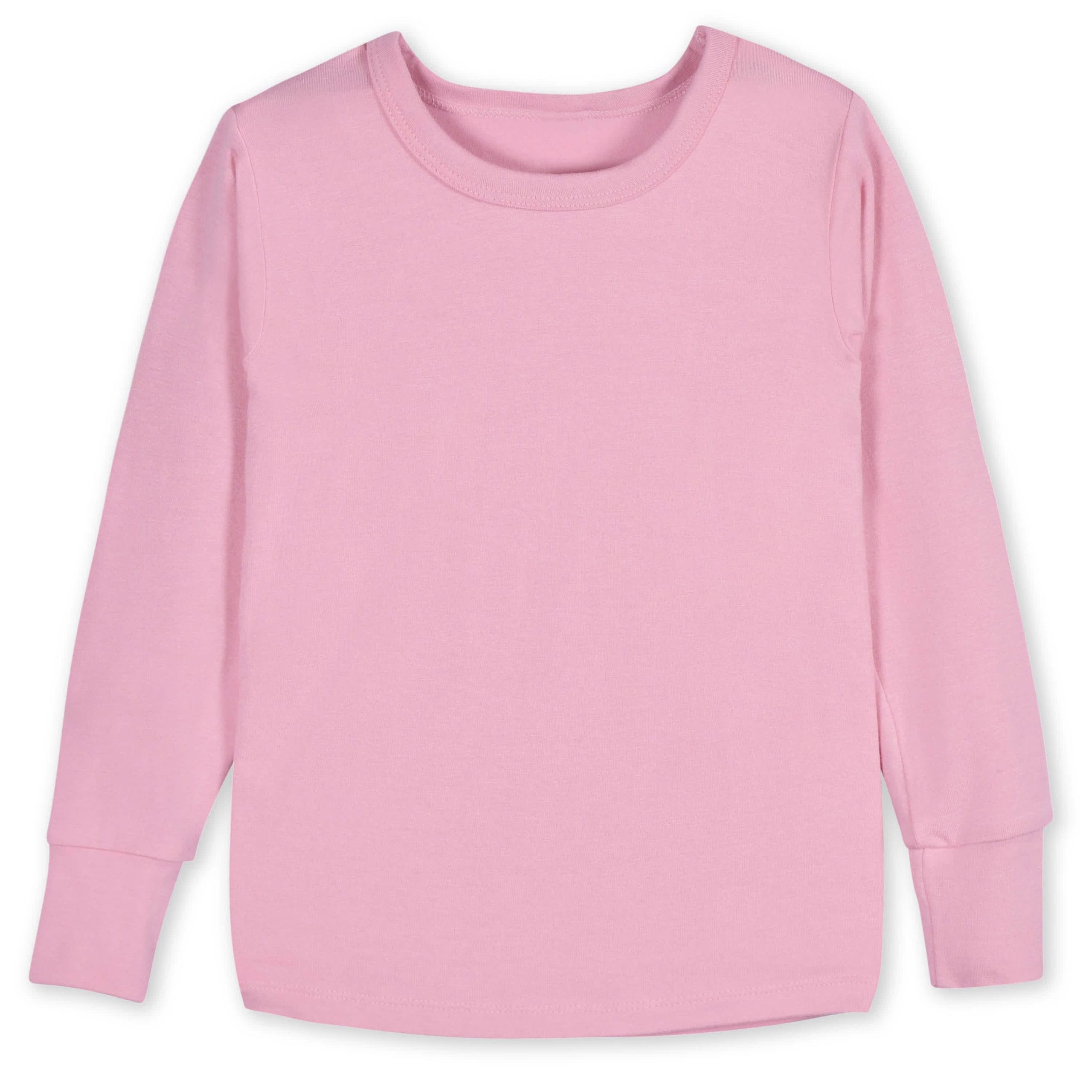 2-Piece Infant & Toddler Pink Lemonade Buttery Soft Viscose Made from Eucalyptus Snug Fit Pajamas - Image 5