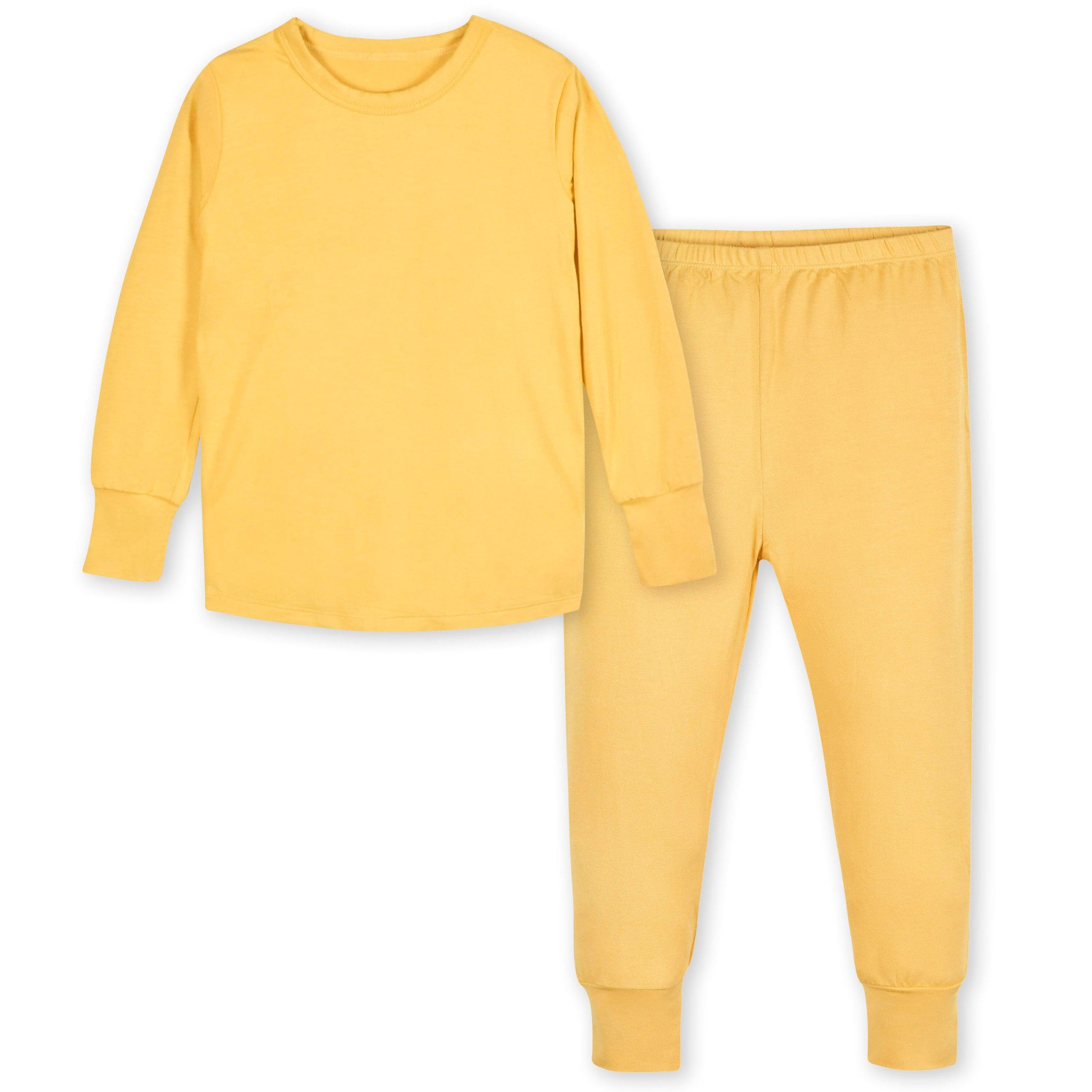2-Piece Infant & Toddler Honey Buttery Soft Viscose Made from Eucalyptus Snug Fit Pajamas - Image 2