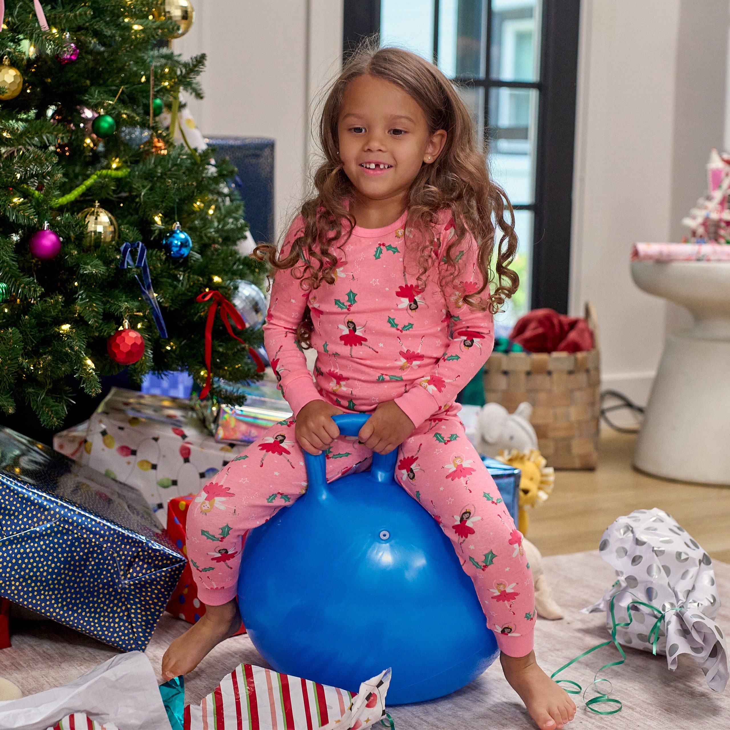 2-Piece Infant & Toddler Girls Holiday Fairies Cotton Pajamas - Image 2