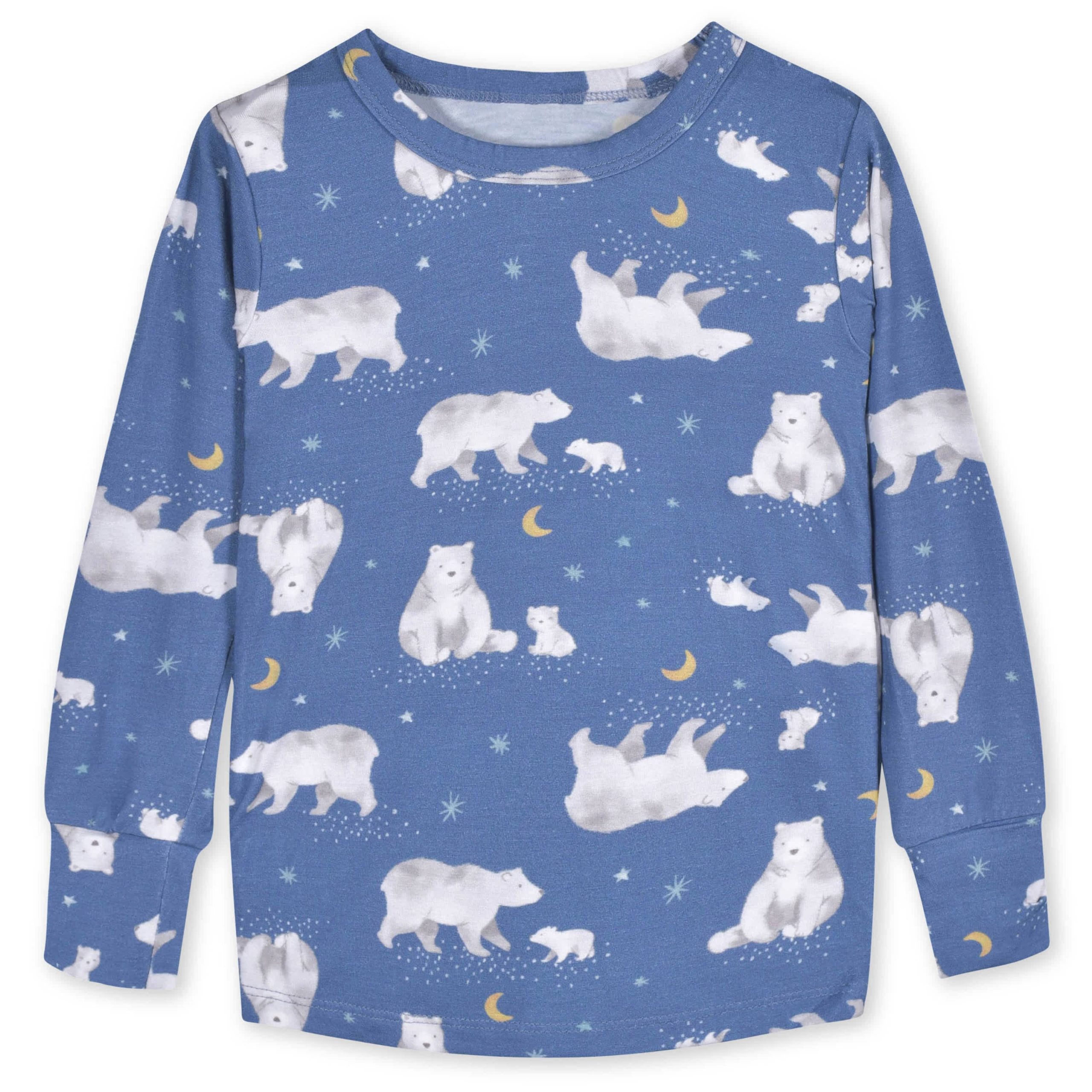 2-Piece Infant & Toddler Polar Night Buttery Soft Viscose Made from Eucalyptus Snug Fit Pajamas - Image 5