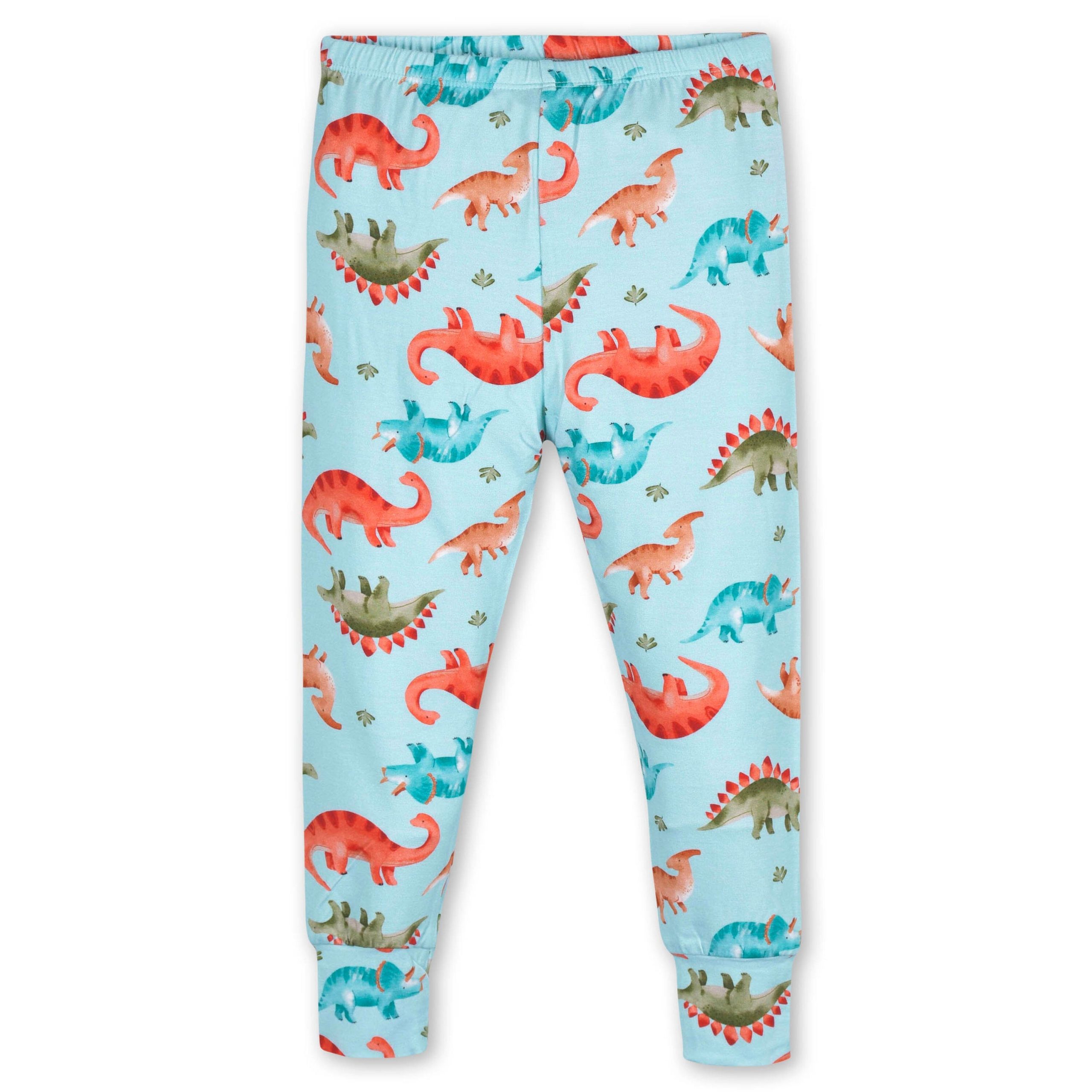 2-Piece Infant & Toddler Snugosaurous Buttery Soft Viscose Made from Eucalyptus Snug Fit Pajamas - Image 4