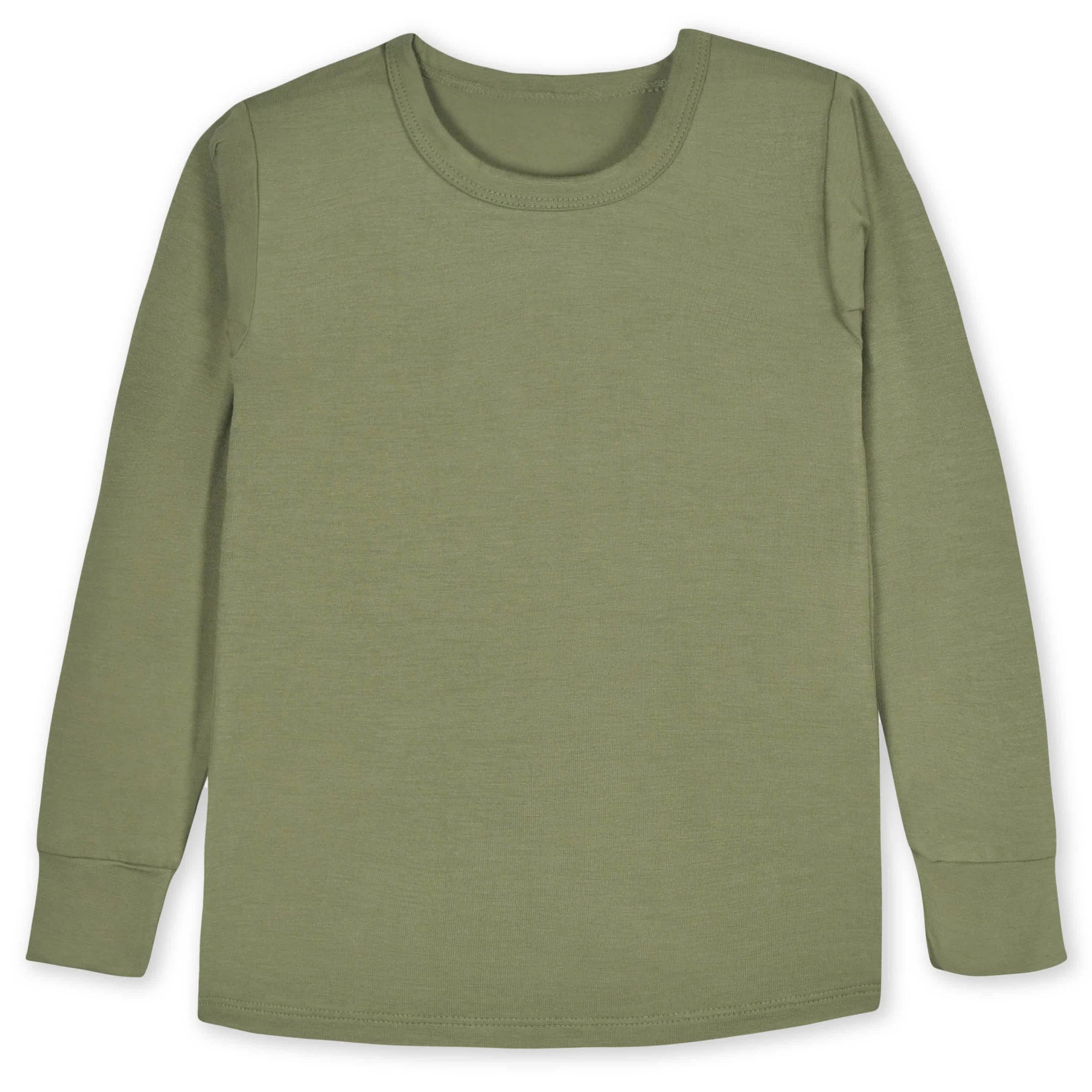 2-Piece Infant & Toddler Moss Buttery Soft Viscose Made from Eucalyptus Snug Fit Pajamas - Image 6