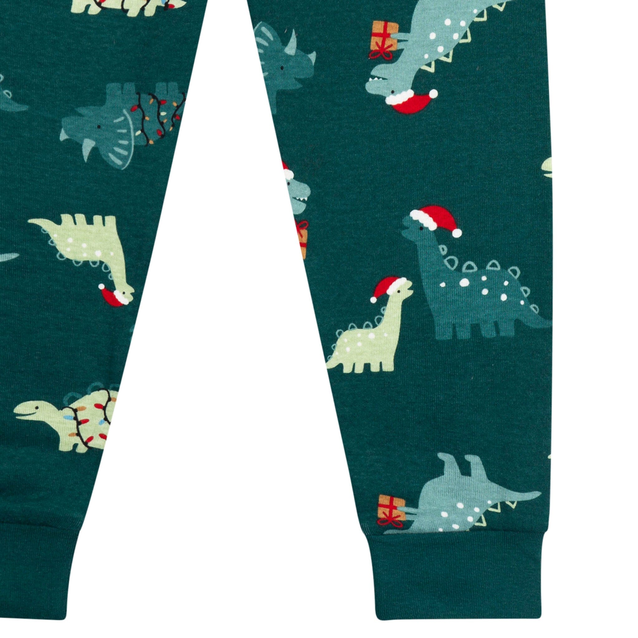2-Piece Infant & Toddler Boys Holiday Dinos Cotton Pajamas - Image 8