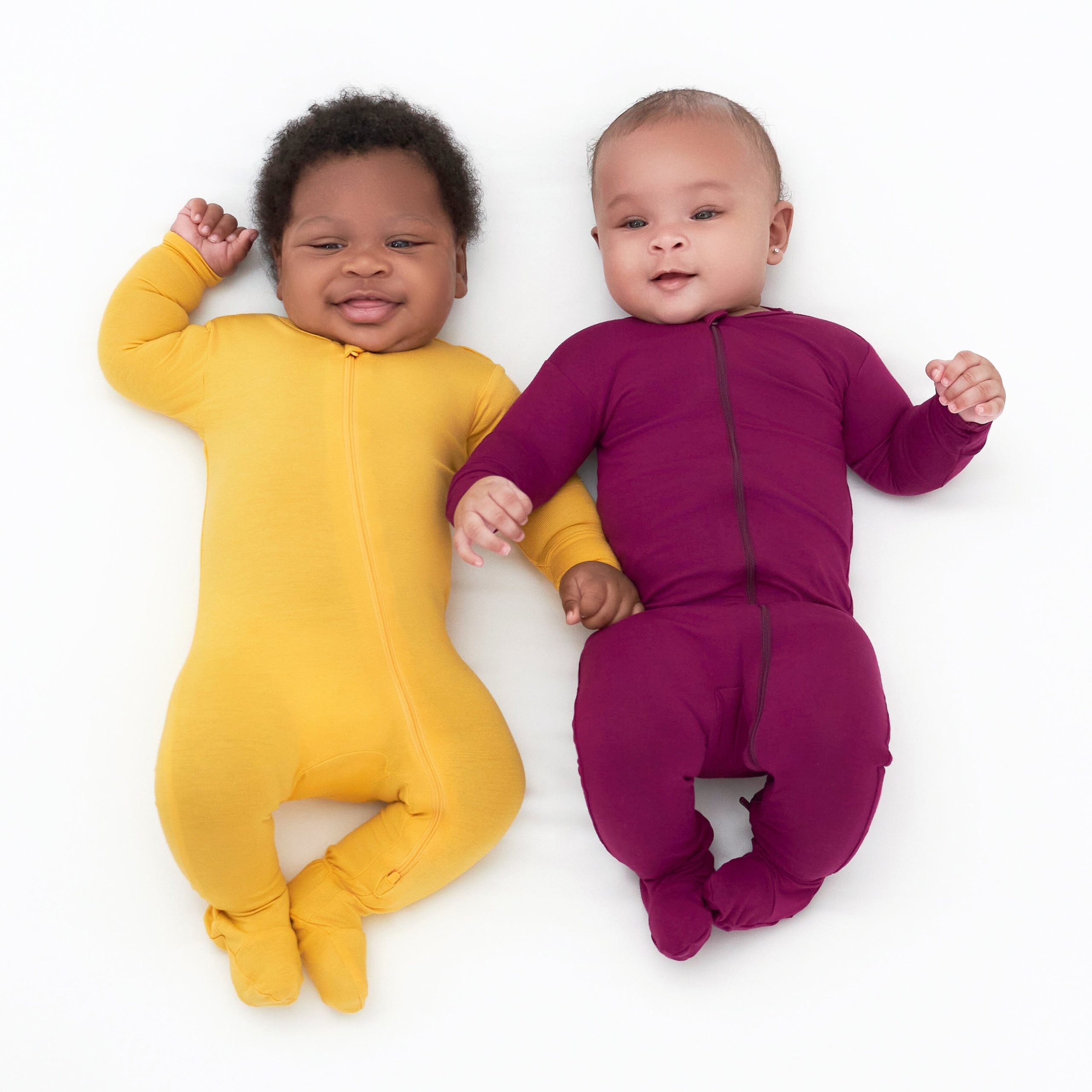 Baby & Toddler Raspberry Buttery Soft Viscose Made from Eucalyptus Snug Fit Footed Pajamas - Image 6