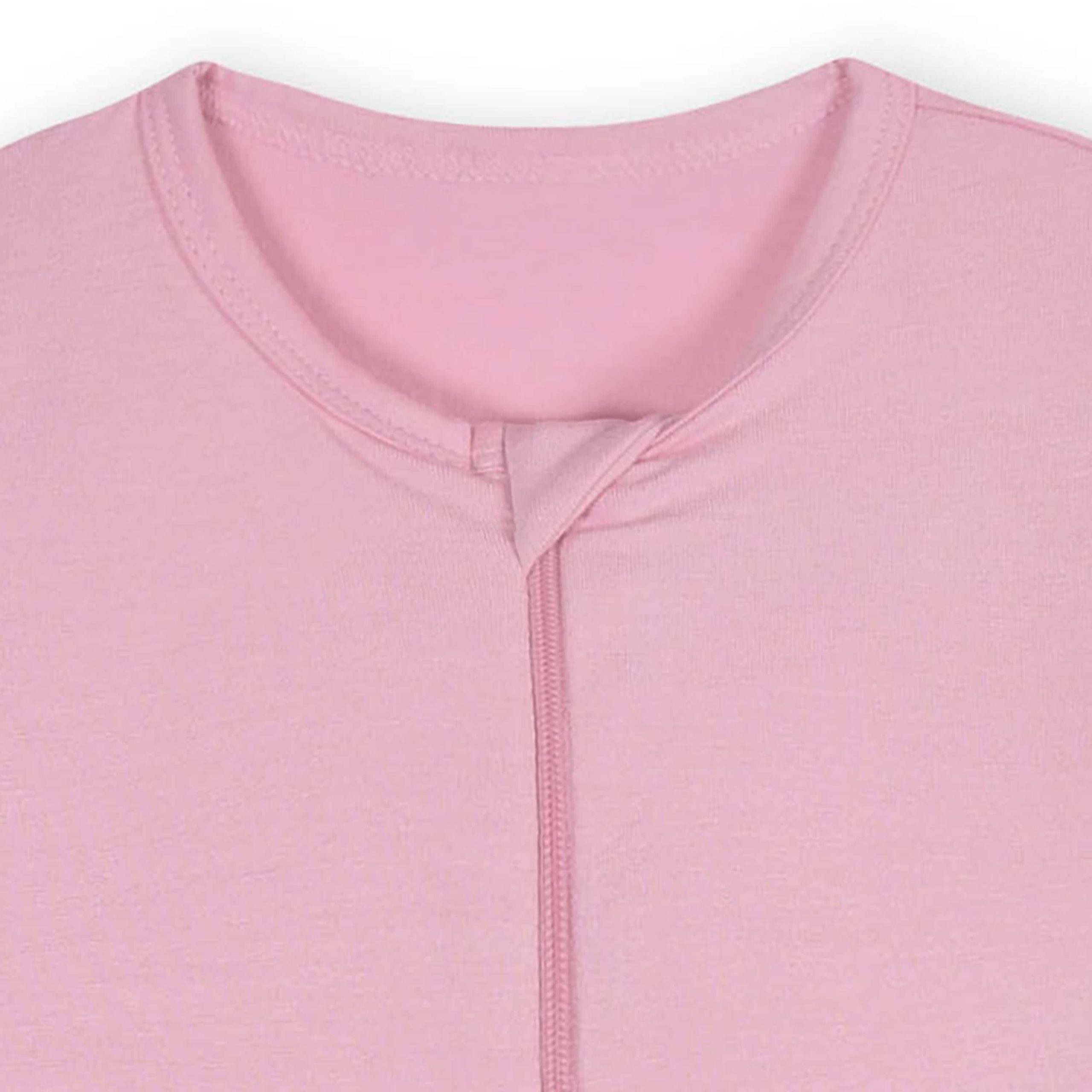 Baby & Toddler Pink Lemonade Buttery Soft Viscose Made from Eucalyptus Snug Fit Footed Pajamas - Image 4