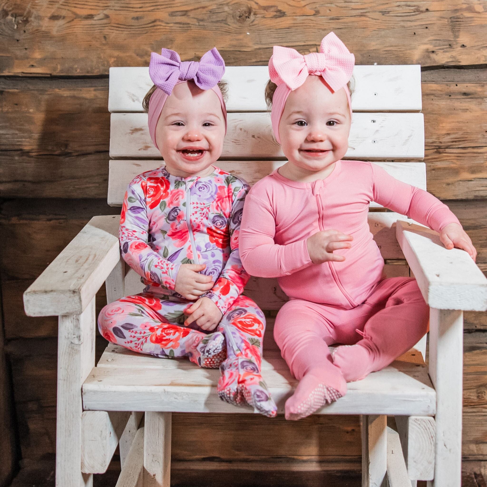 Baby & Toddler Girls Lilac Garden Buttery Soft Viscose Made from Eucalyptus Snug Fit Footed Pajamas - Image 10