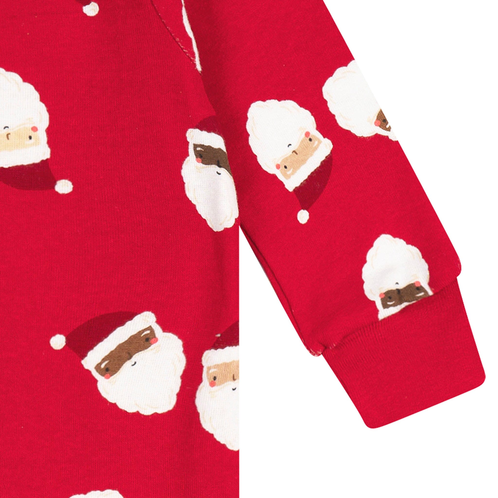 Baby Neutral Santa Faces Sleep 'N Play - Image 3