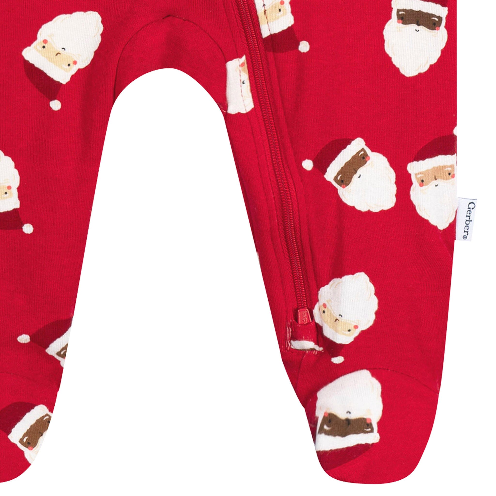Baby Neutral Santa Faces Sleep 'N Play - Image 4