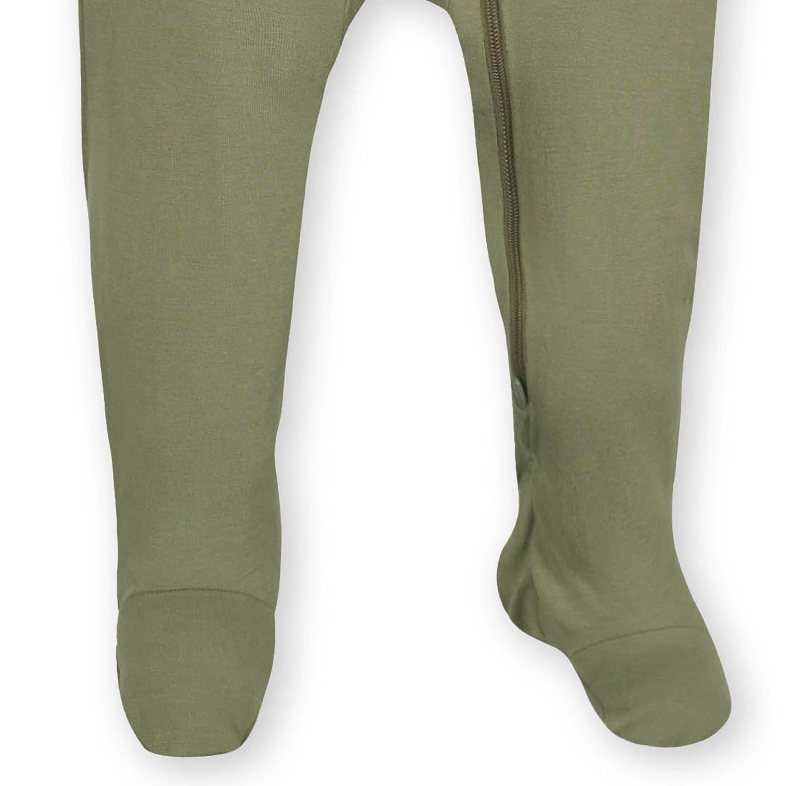 Baby & Toddler Moss Buttery Soft Viscose Made from Eucalyptus Snug Fit Footed Pajamas - Image 7