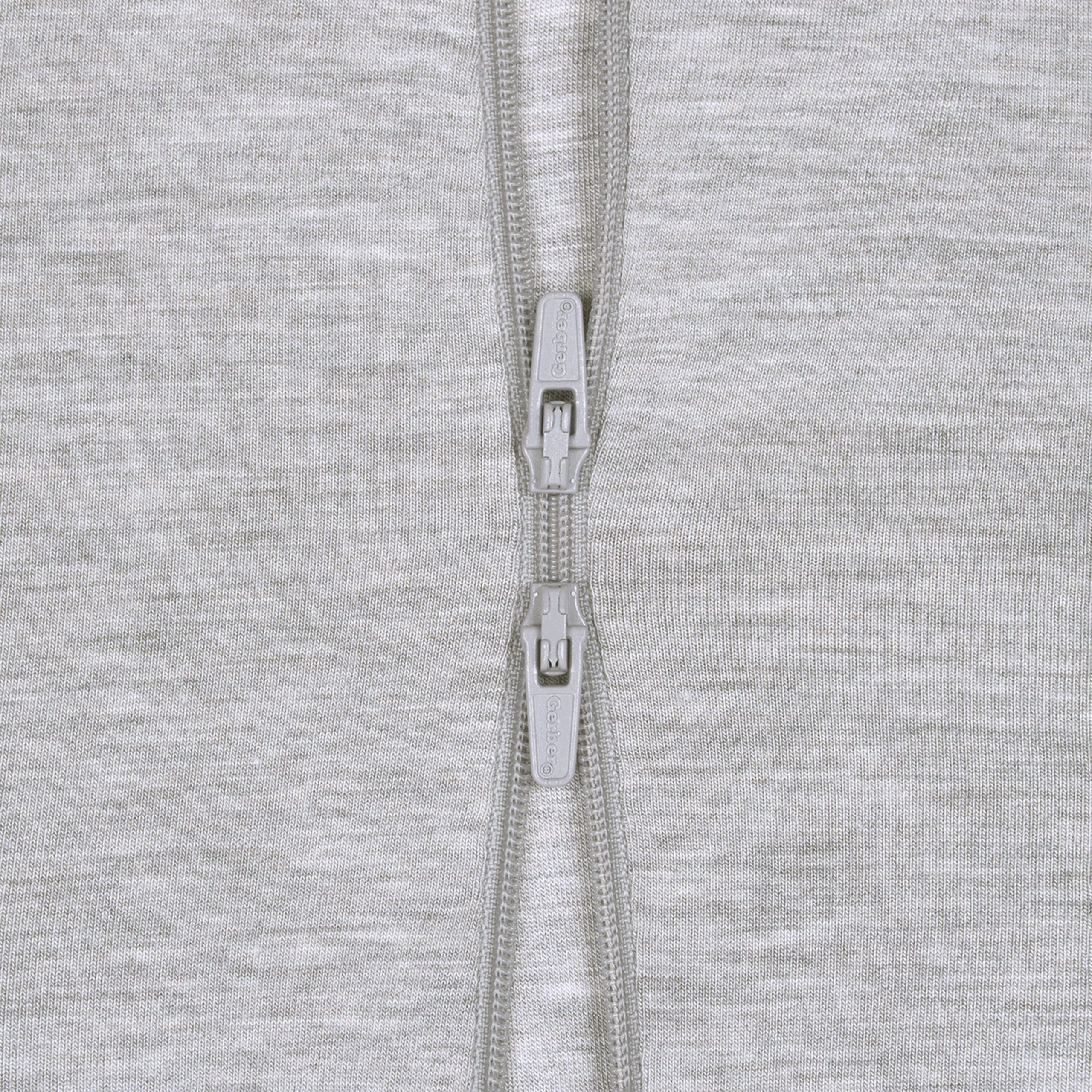 Baby & Toddler Glacier Gray Buttery Soft Viscose Made from Eucalyptus Snug Fit Footed Pajamas - Image 5