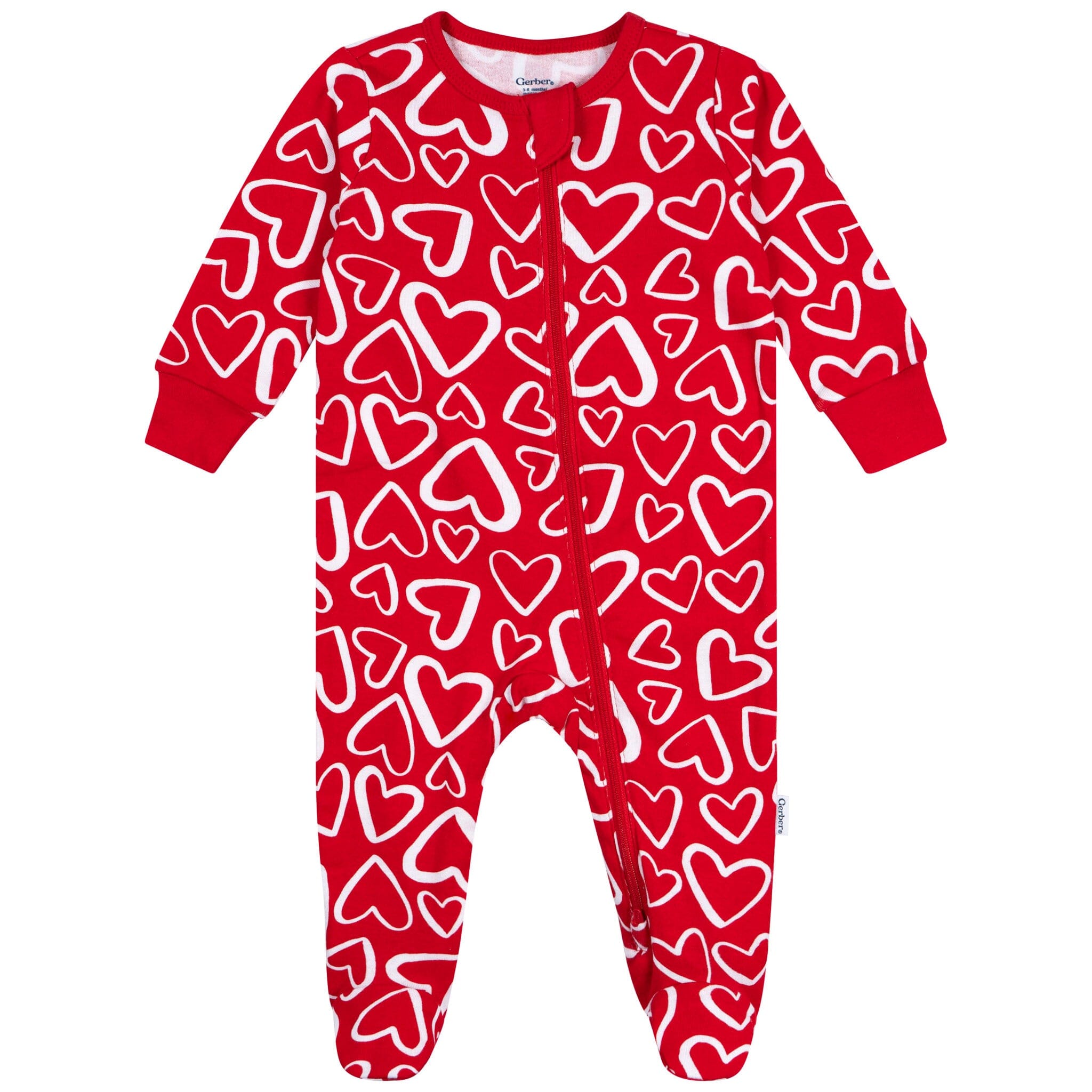 Baby Neutral Red Hearts Sleep 'N Play