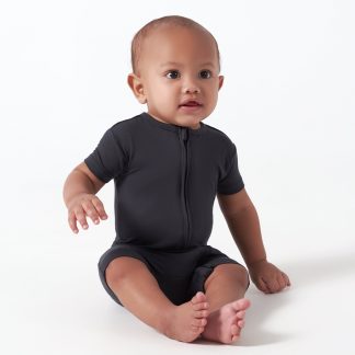 Baby Shadow Buttery Soft Viscose Made from Eucalyptus Snug Fit Romper