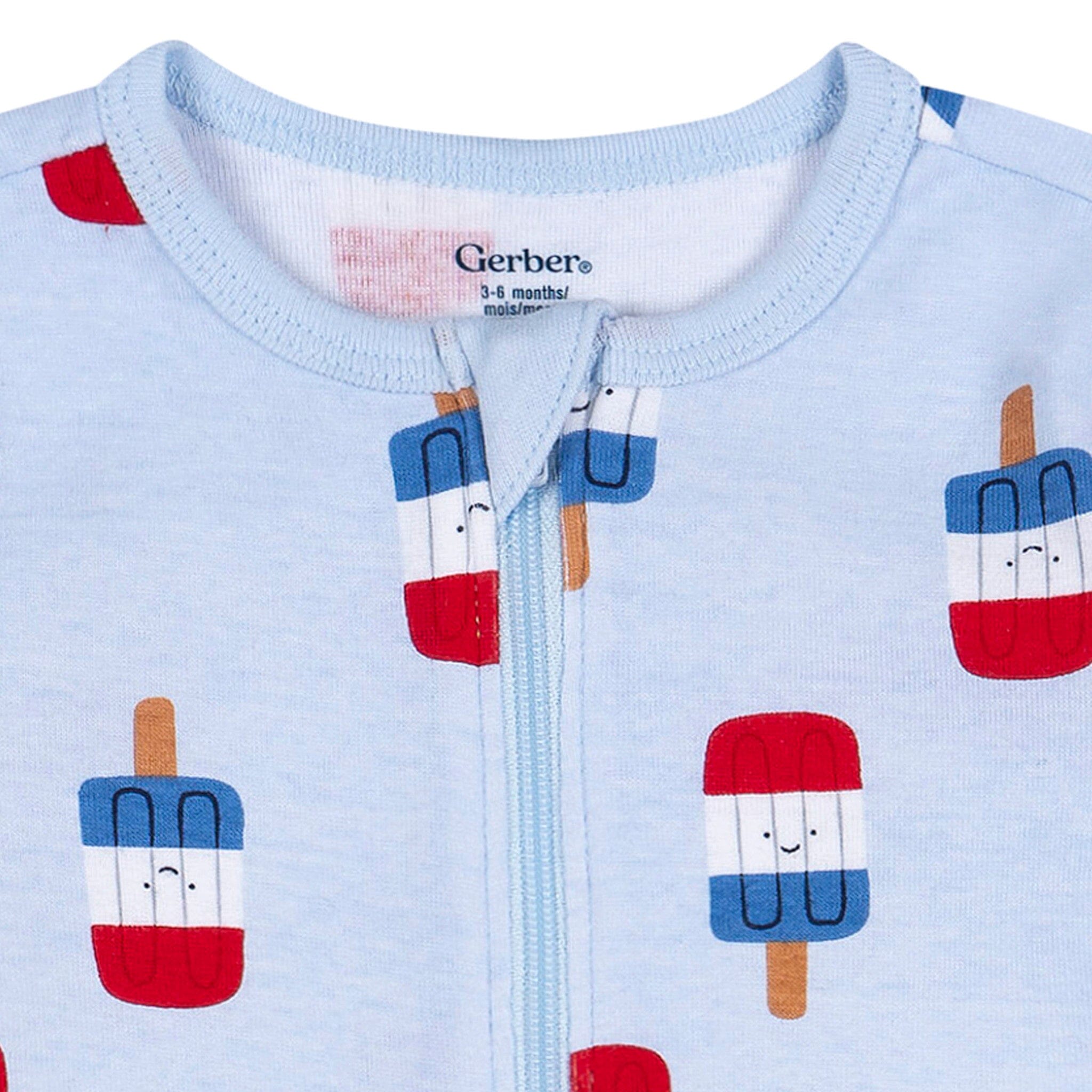Baby Neutral Patriotic Popsicles Sleep 'N Play - Image 2