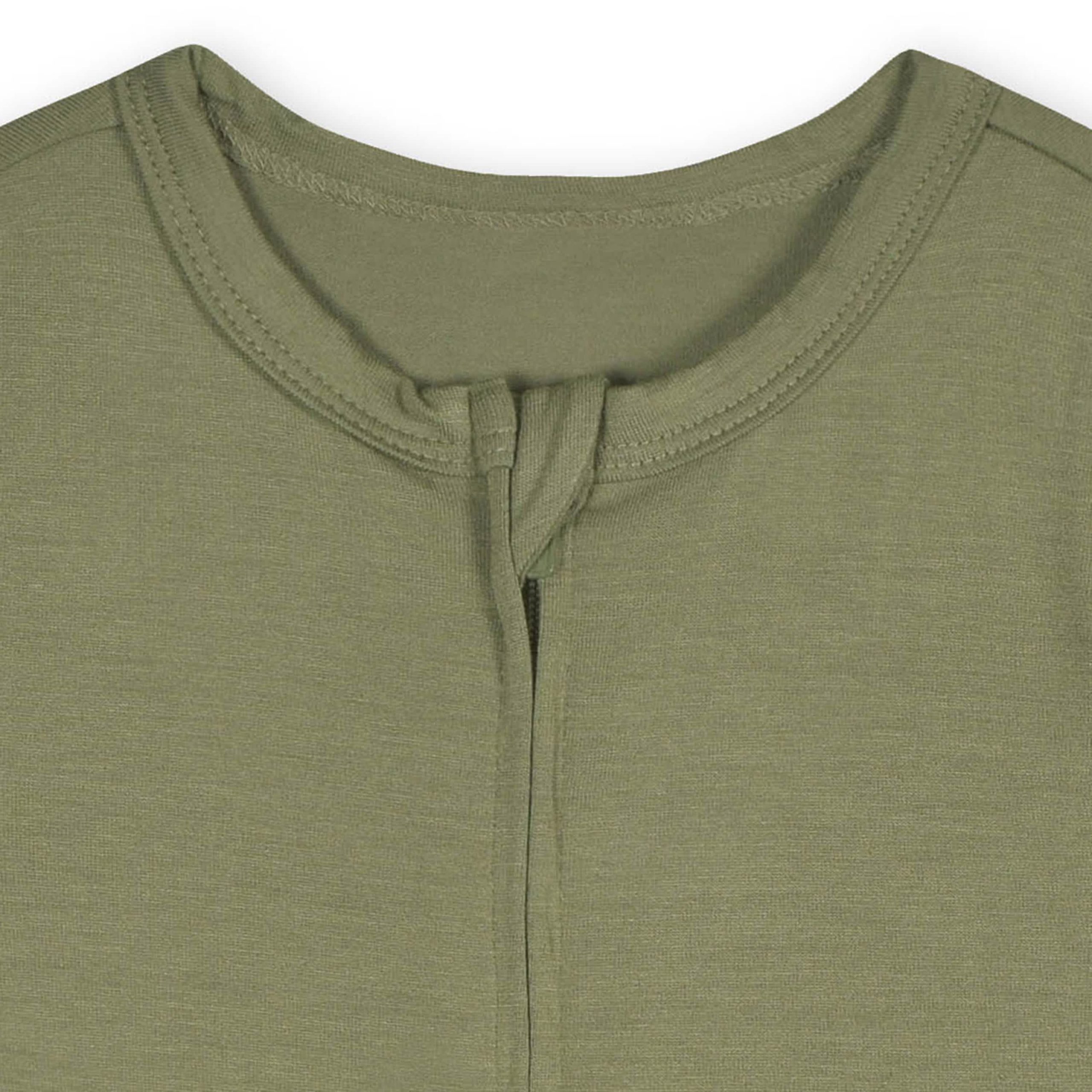 Baby Moss Buttery Soft Viscose Made from Eucalyptus Snug Fit Romper - Image 5