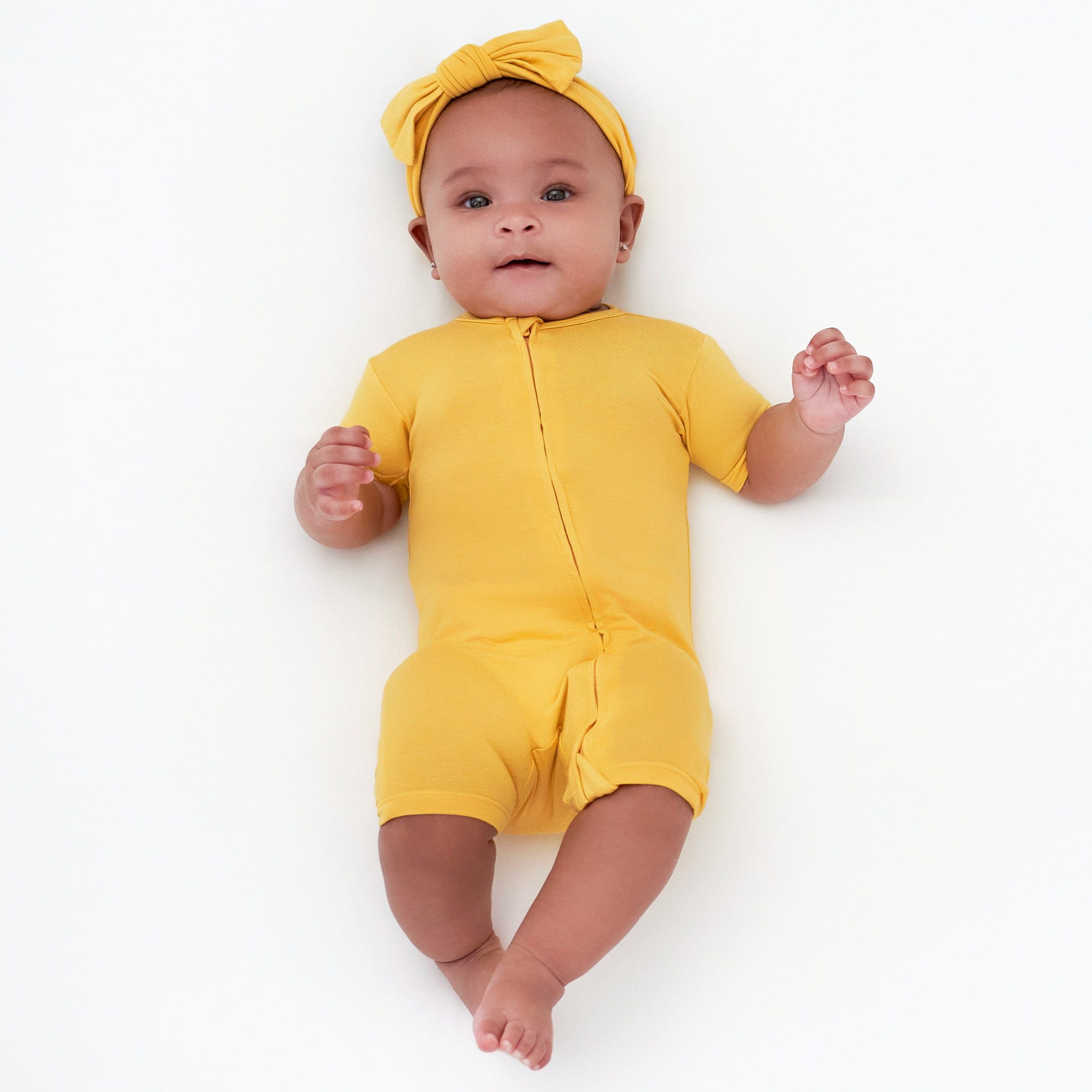 Baby Honey Buttery Soft Viscose Made from Eucalyptus Snug Fit Romper, 18M - Image 3
