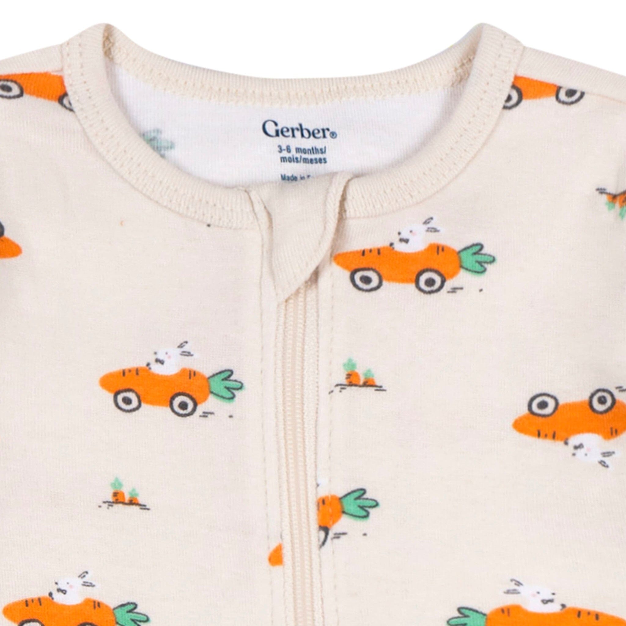 Baby Neutral Bunny Carrot Cars Sleep 'N Play - Image 2