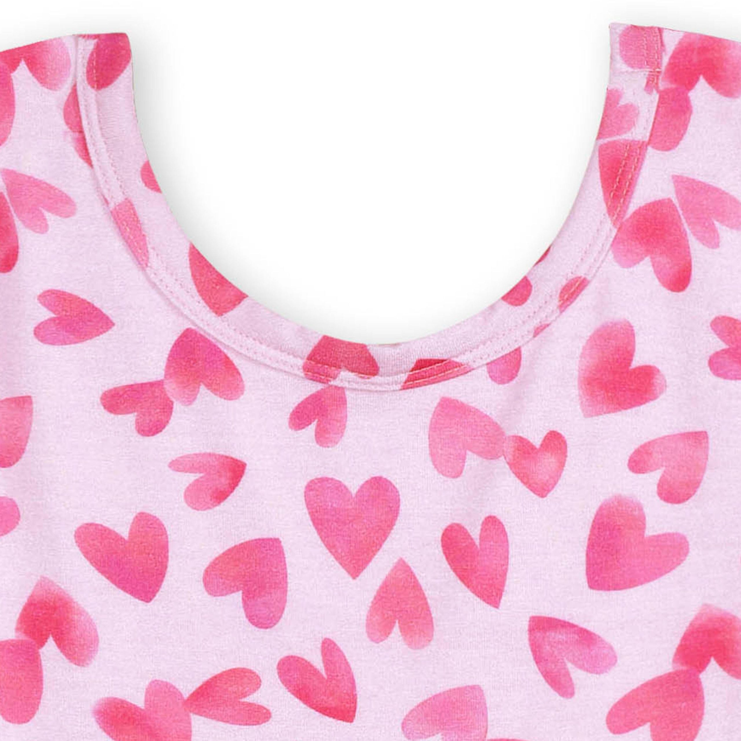 Toddler Girls Heartfelt Buttery Soft Viscose Made from Eucalyptus Twirl Dress - Image 3