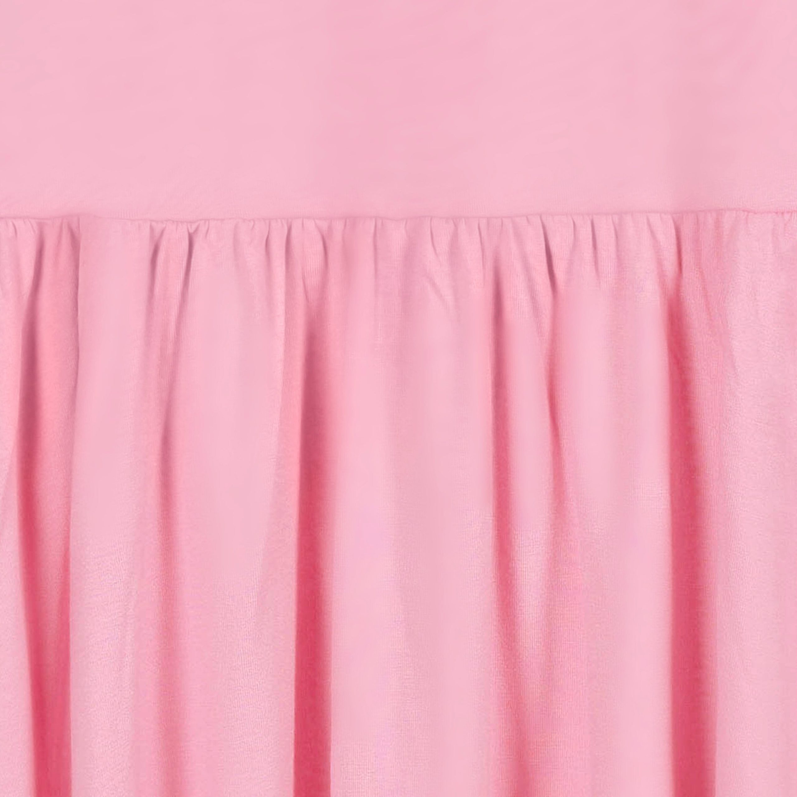 Infant & Toddler Girls Pink Lemonade Buttery Soft Viscose Made from Eucalyptus Twirl Dress - Image 6