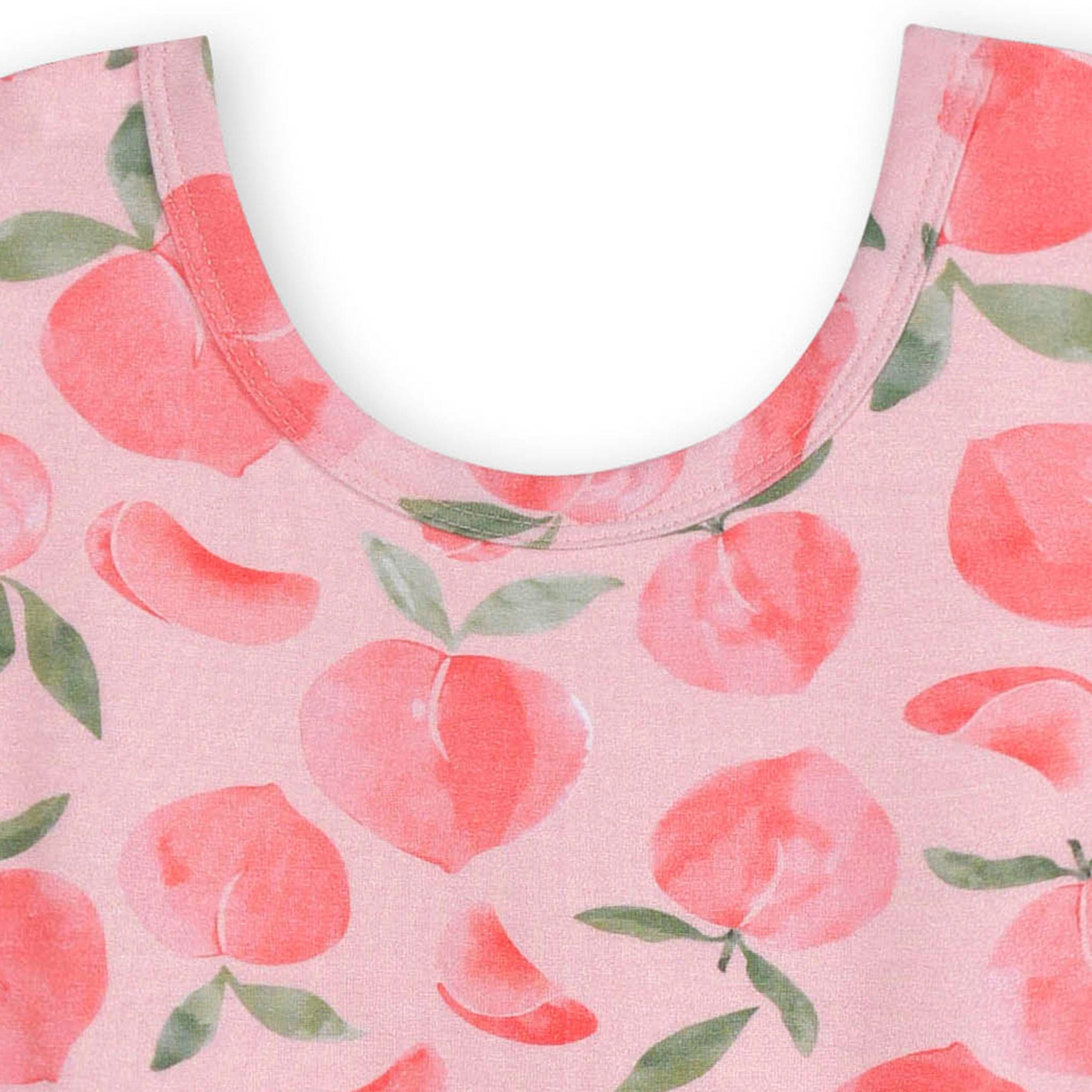 Toddler Girls Just Peachy Buttery Soft Viscose Made from Eucalyptus Twirl Dress - Image 5