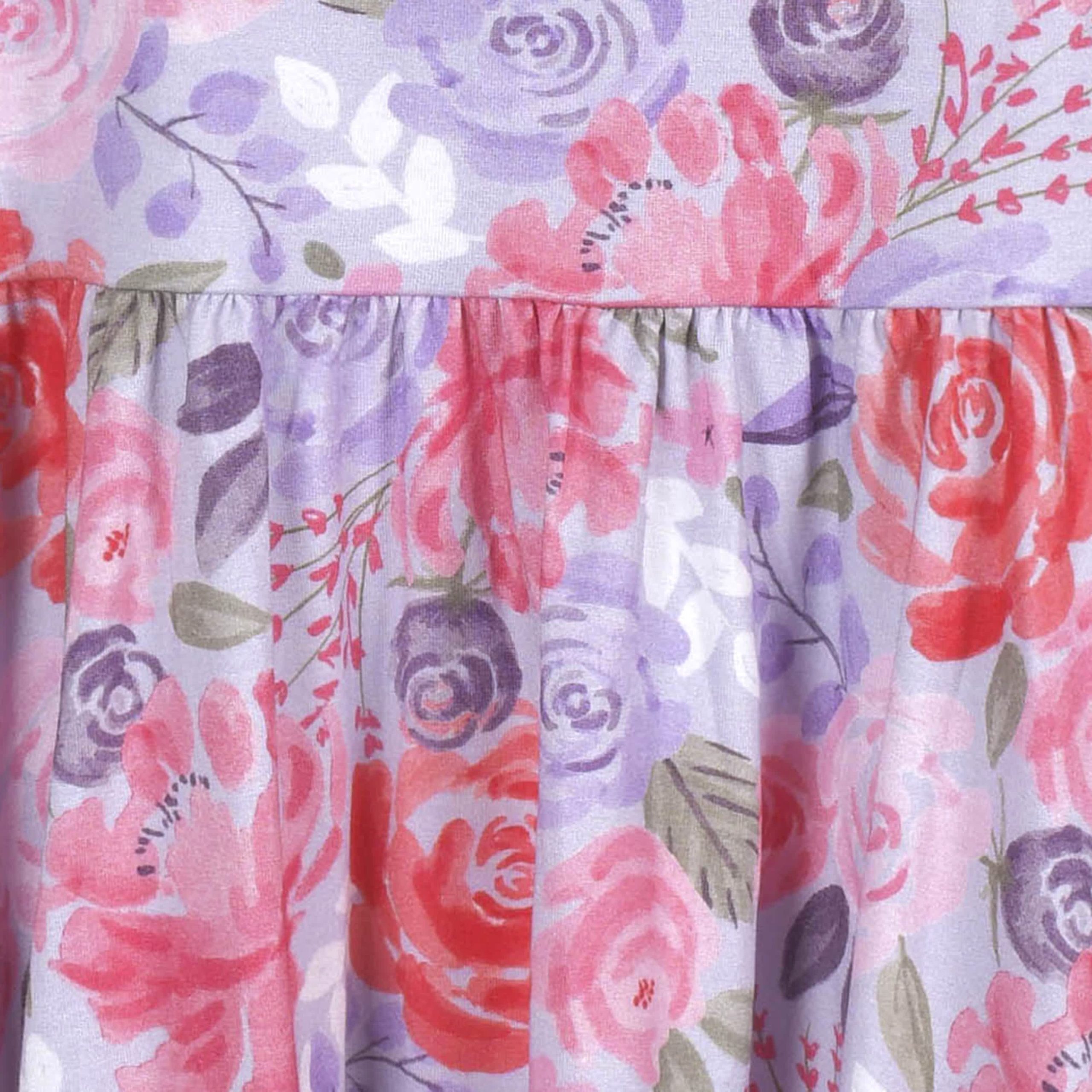 Infant & Toddler Girls Lilac Garden Buttery Soft Viscose Made from Eucalyptus Twirl Dress - Image 7