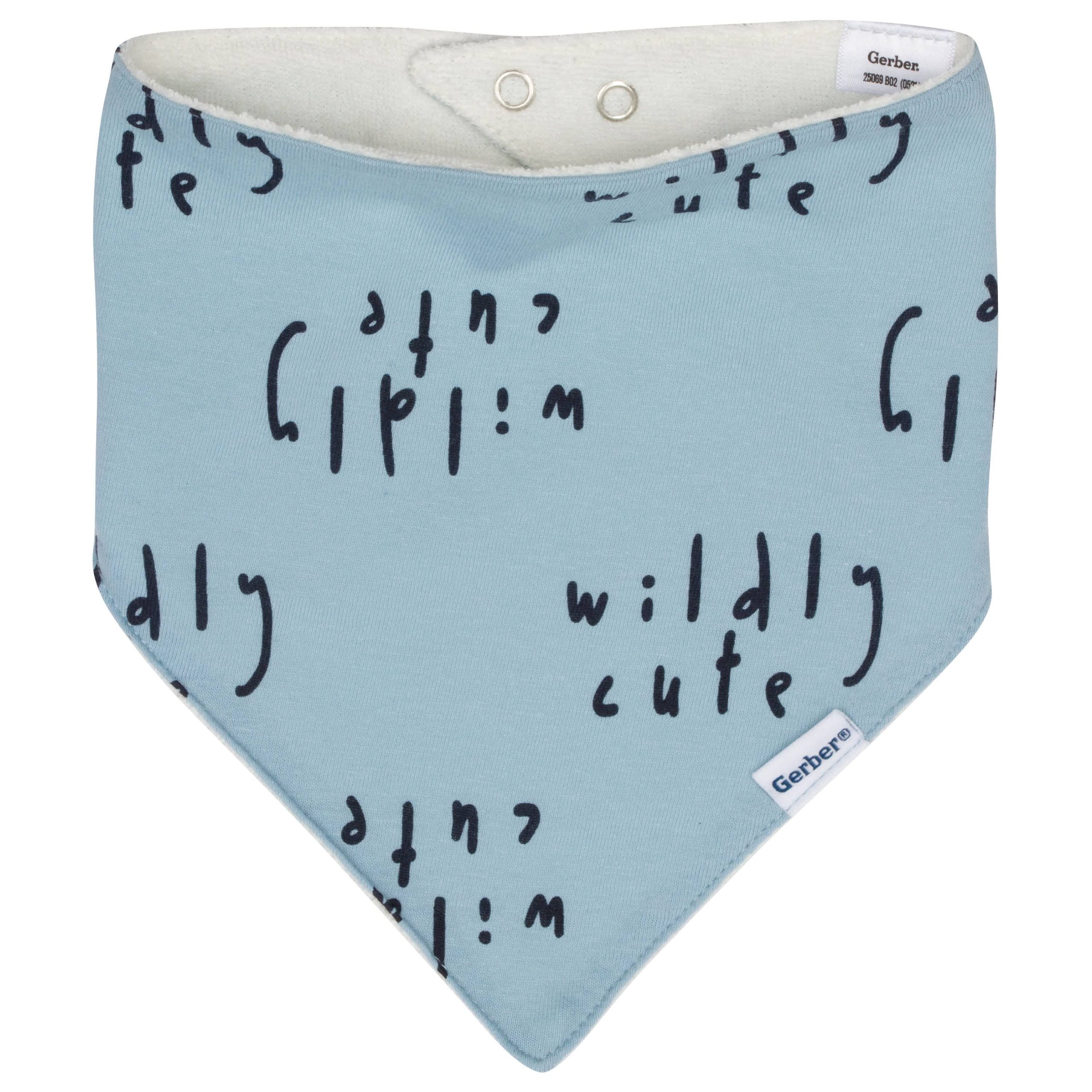 4-Pack Baby Boys Fox Bandana Bibs - Image 3