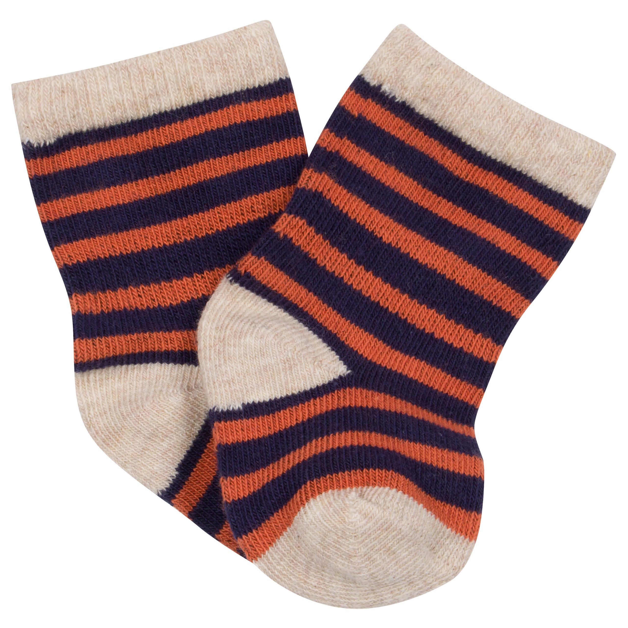 6-Pack Baby Boys Fox Wiggle Proof® Socks - Image 2
