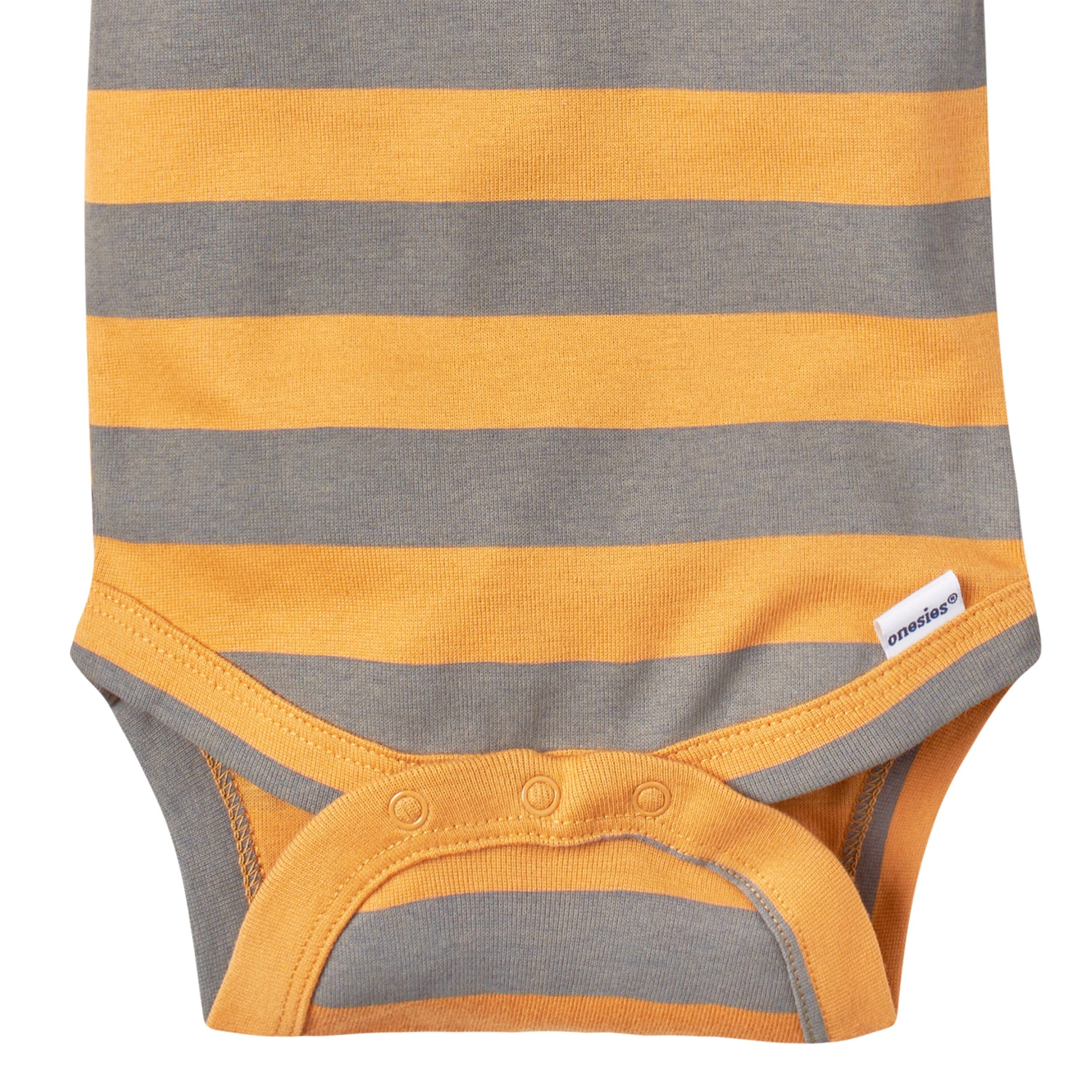 5-Pack Baby Boys Safari Short Sleeve Onesies® Bodysuits - Image 7