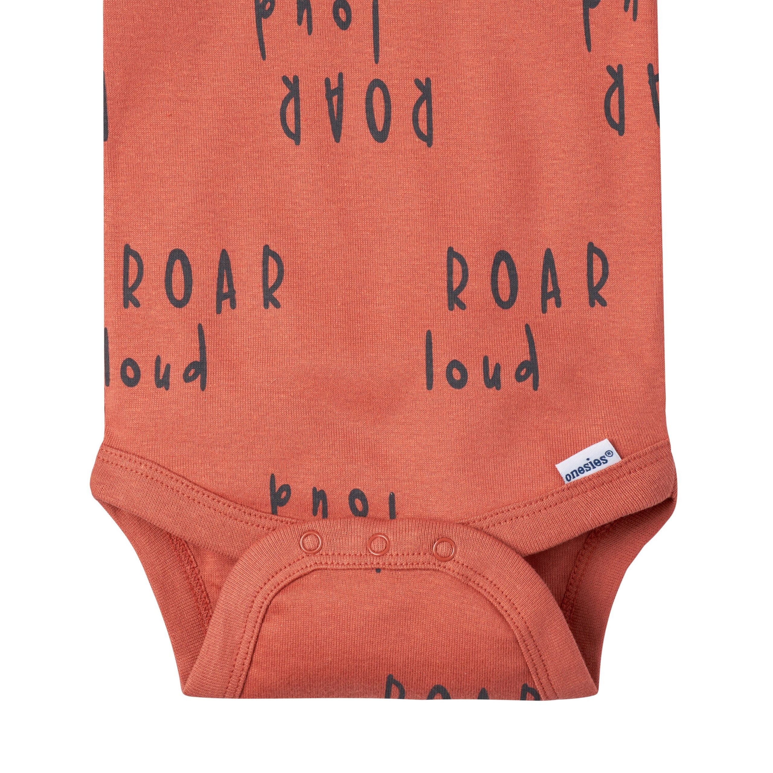 5-Pack Baby Boys Safari Short Sleeve Onesies® Bodysuits - Image 10