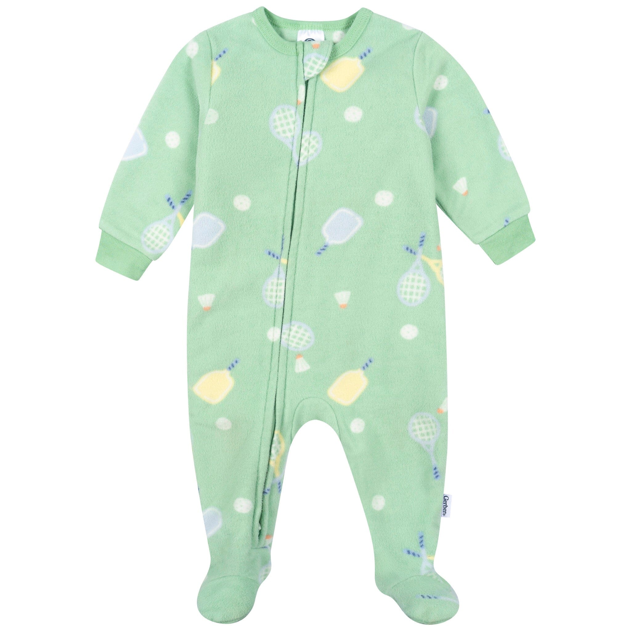 3-Pack Baby & Toddler Neutral Playtime Footed Fleece Pajamas - Image 7