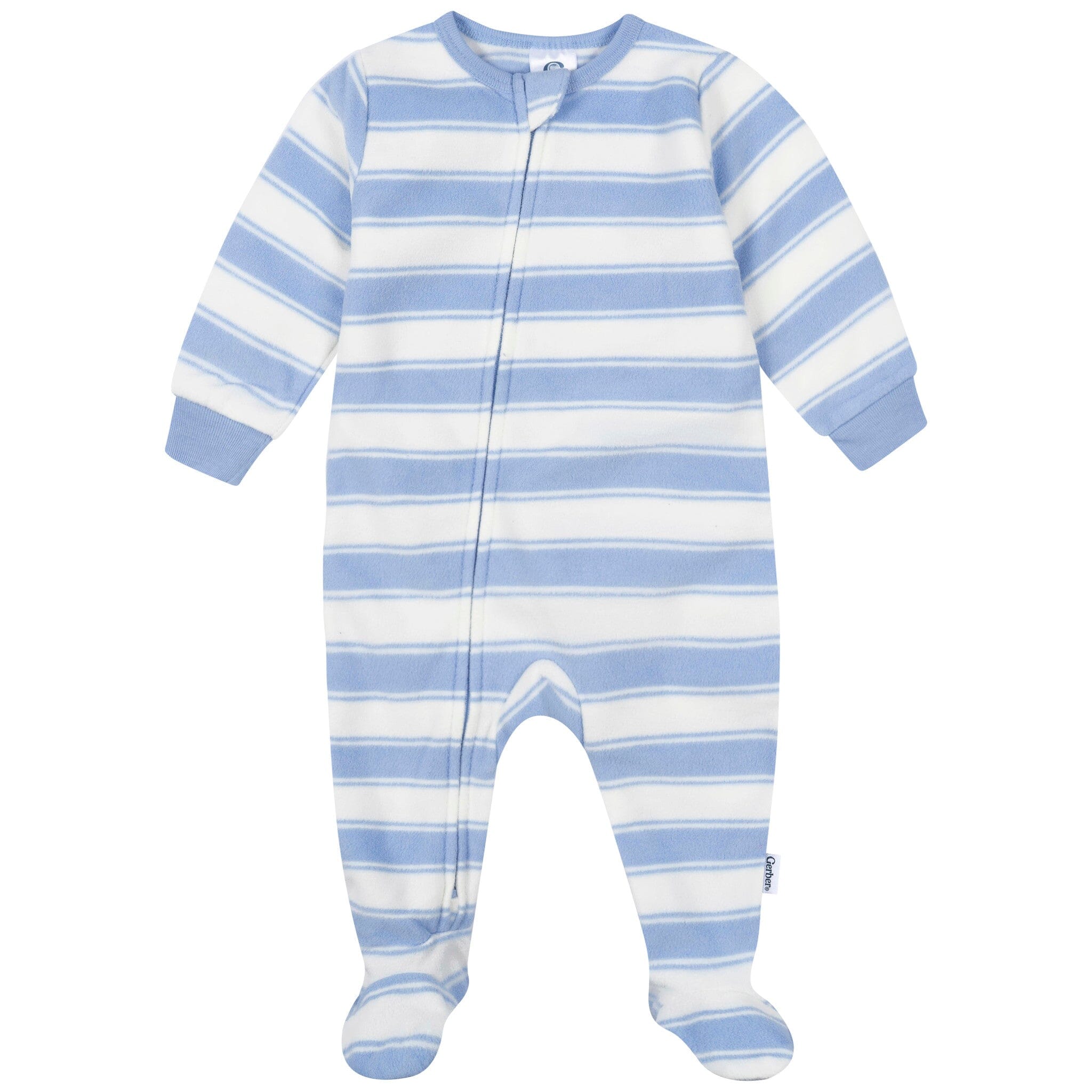 3-Pack Baby & Toddler Neutral Playtime Footed Fleece Pajamas - Image 8