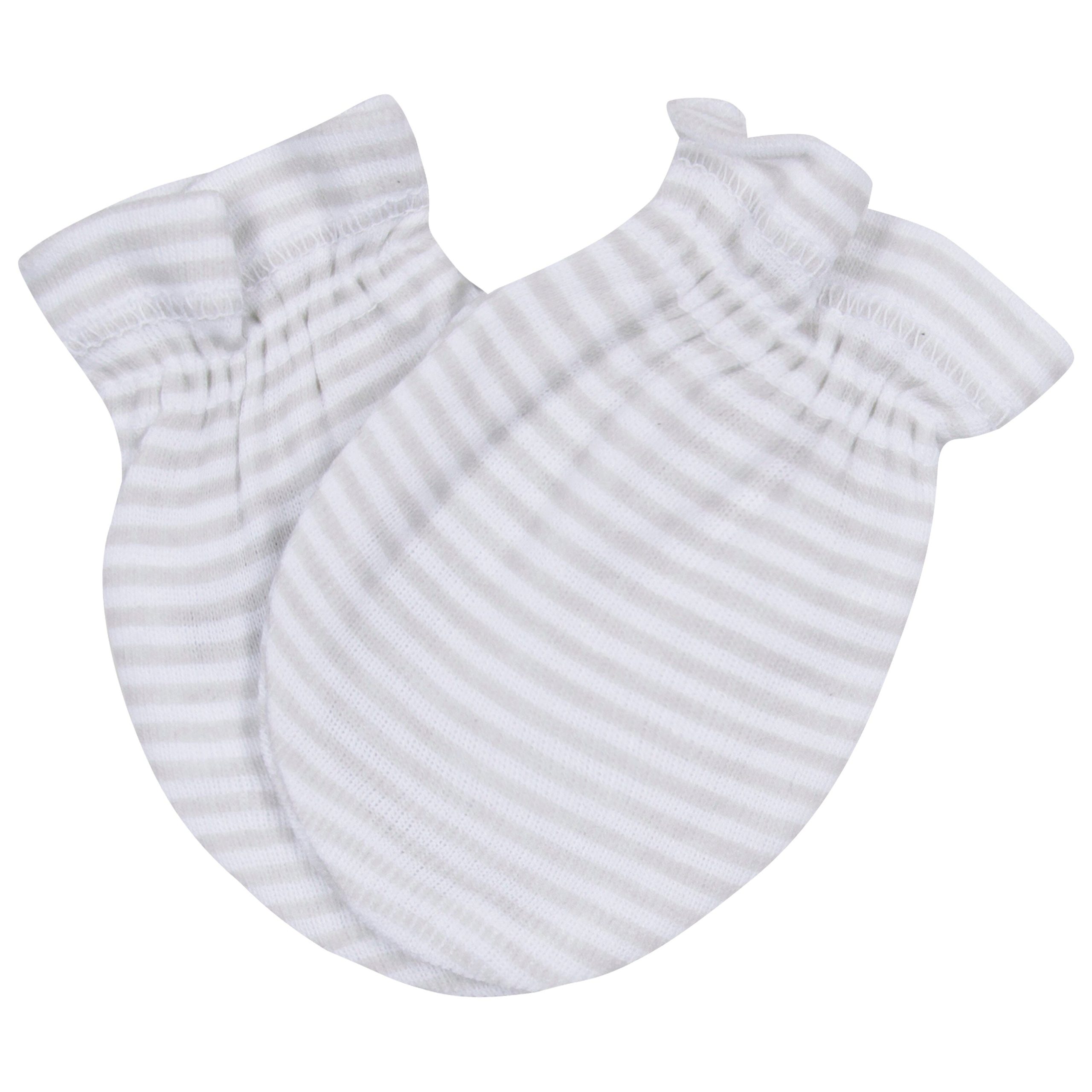 3-Pack Baby Neutral Lamb No Scratch Mittens - Image 3