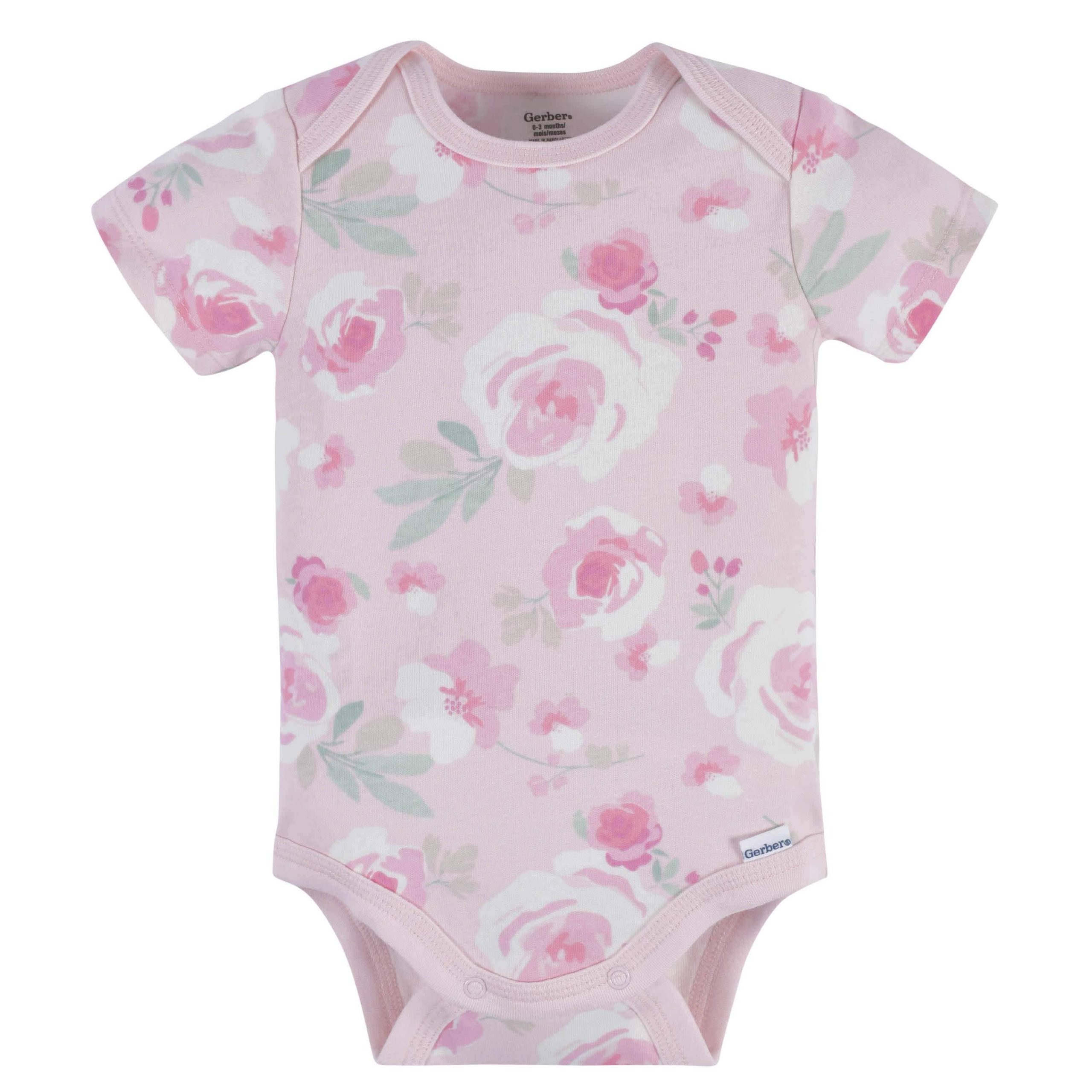 8-Piece Baby Girls Floral Playwear Gift Set - Image 7