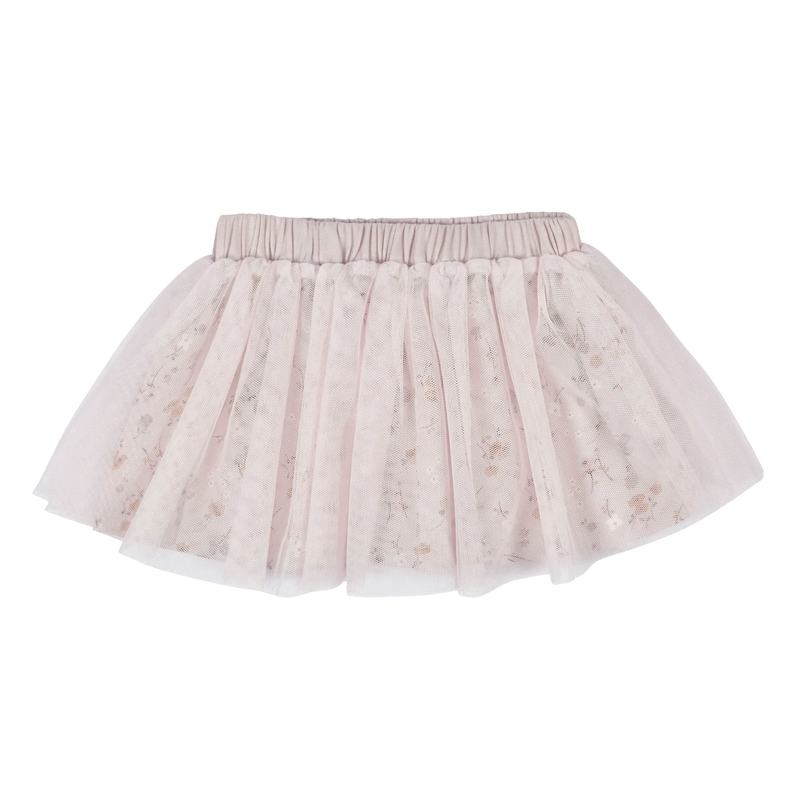 3-Piece Baby & Toddler Girls Purple Woodland French Terry Top, Tulle Tutu, & Legging Set - Image 5