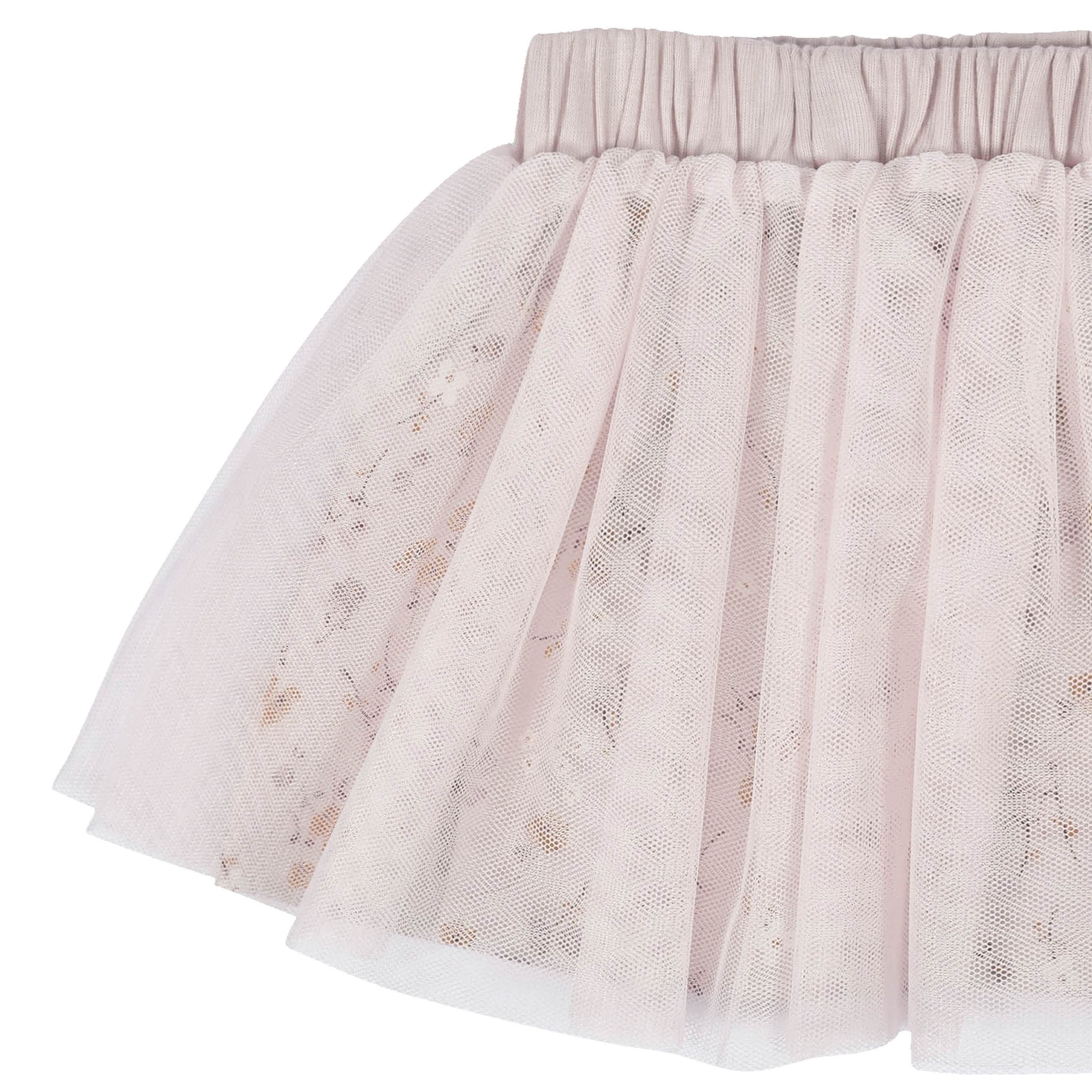 3-Piece Baby & Toddler Girls Purple Woodland French Terry Top, Tulle Tutu, & Legging Set - Image 6
