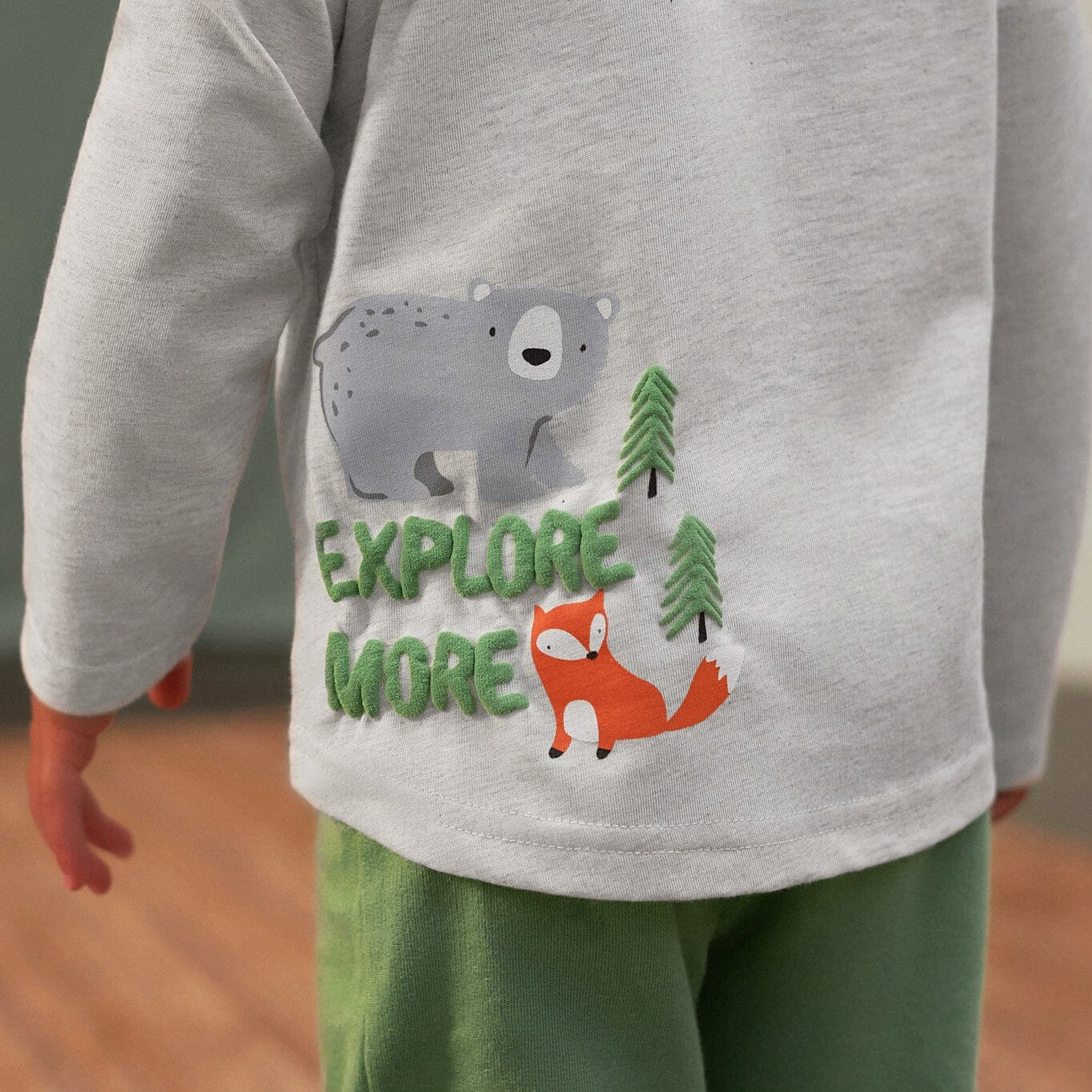 2-Piece Baby & Toddler Boys Explore Long Sleeve Shirt & Jogger Pants Set - Image 3