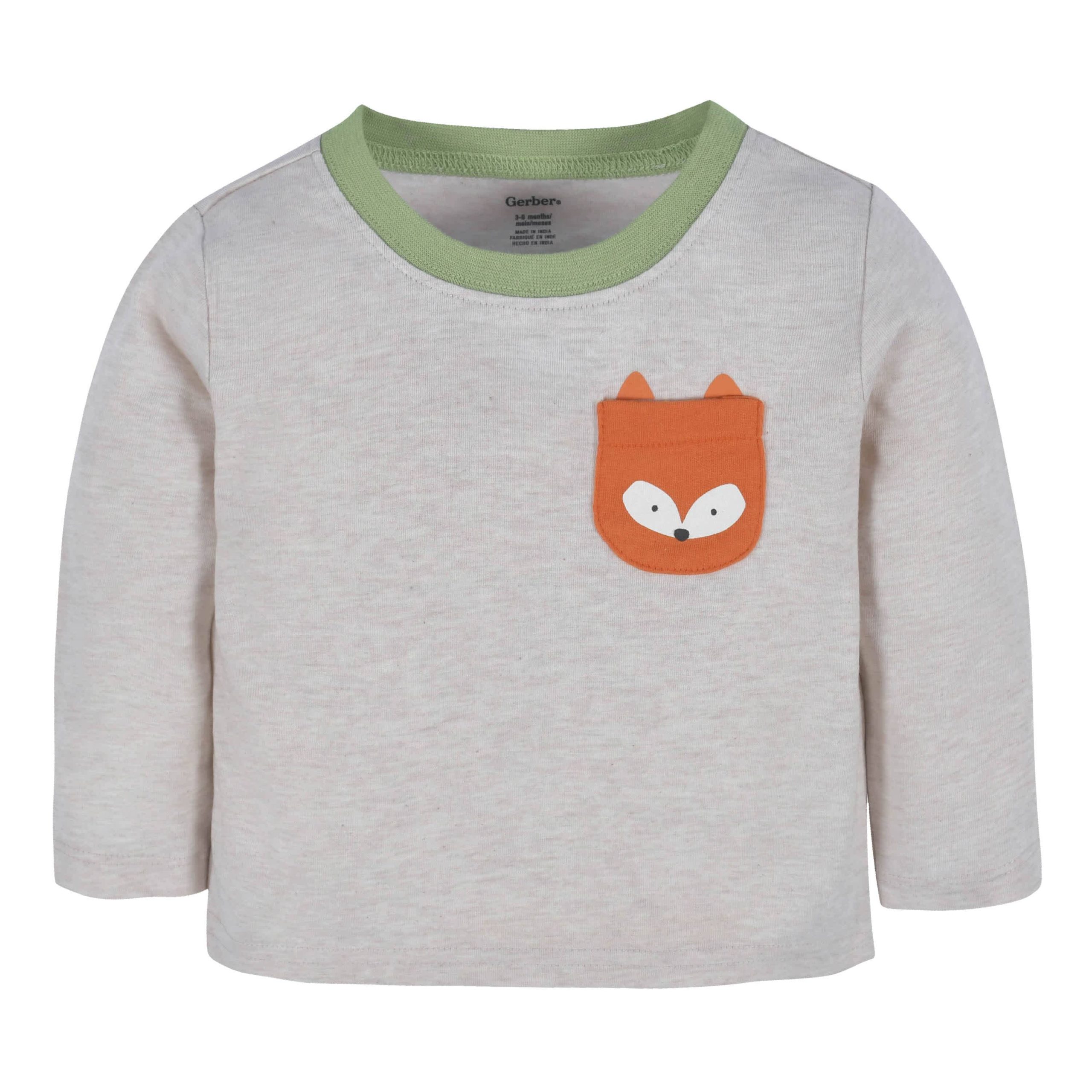 2-Piece Baby & Toddler Boys Explore Long Sleeve Shirt & Jogger Pants Set - Image 4