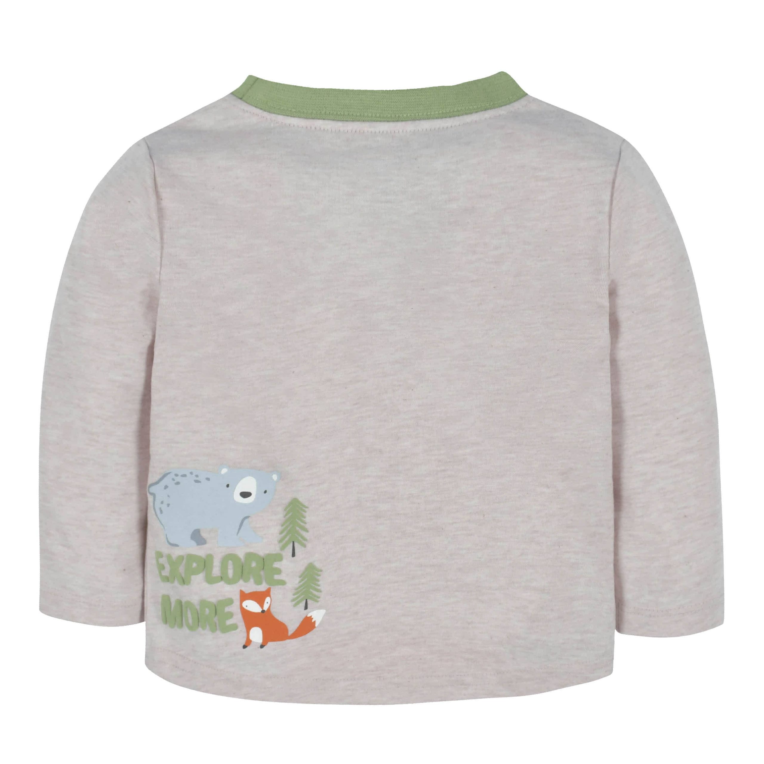 2-Piece Baby & Toddler Boys Explore Long Sleeve Shirt & Jogger Pants Set - Image 6