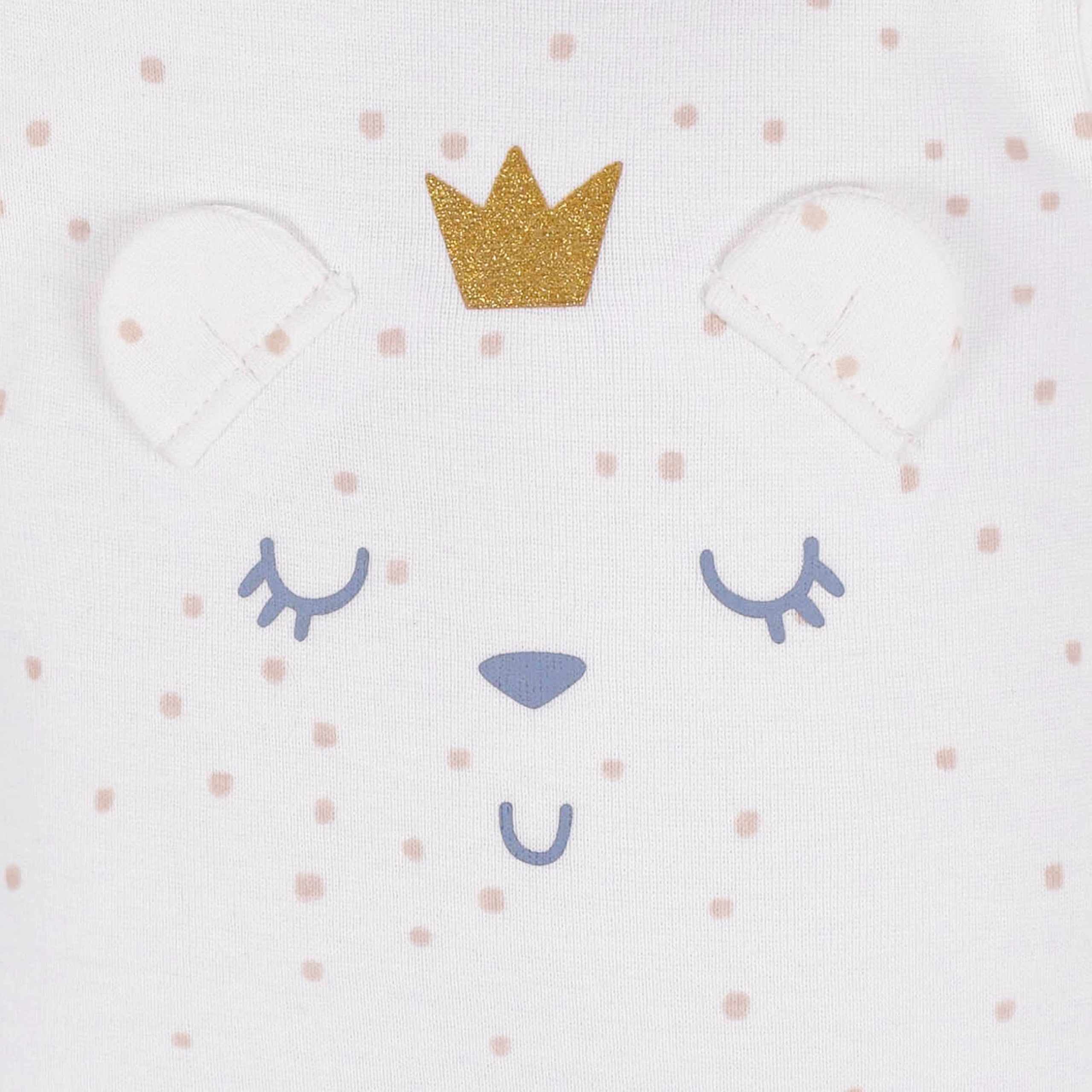 3-Pack Baby Girls Bear Fairy Long Sleeve Onesies® Bodysuits - Image 3