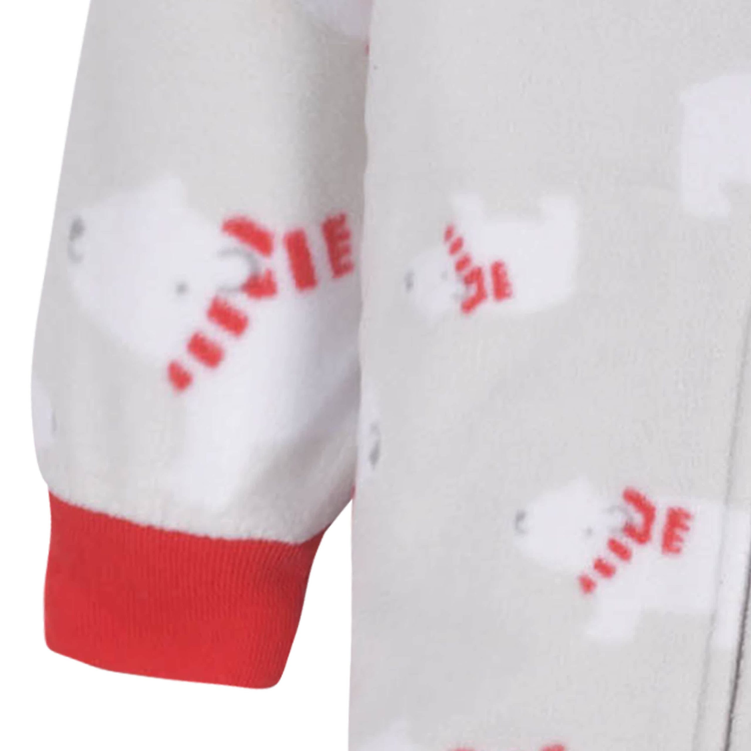 2-Pack Toddler Neutral Snowflakes & Bears Fleece Pajamas, 5T - Image 7