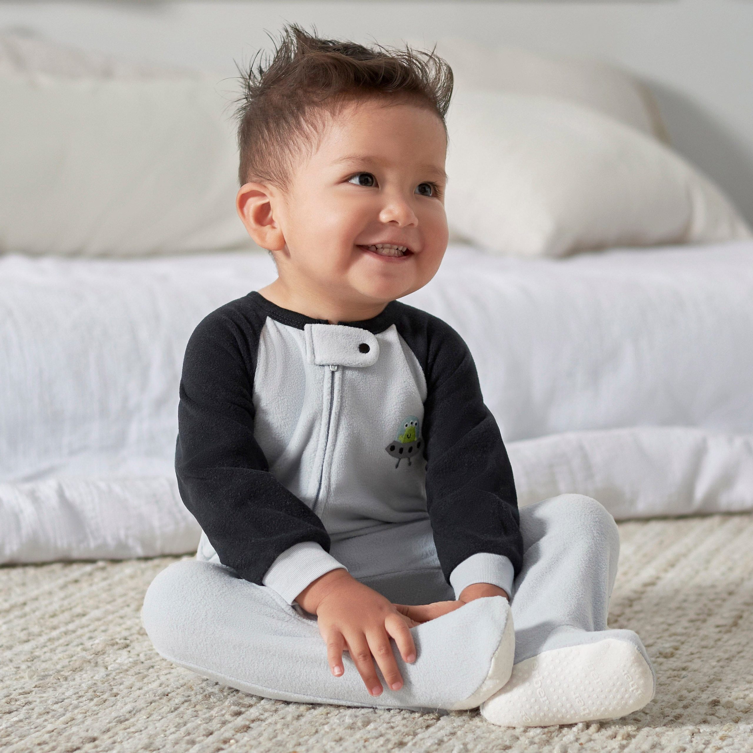 2-Pack Baby & Toddler Boys Deep Space Fleece Pajamas - Image 2