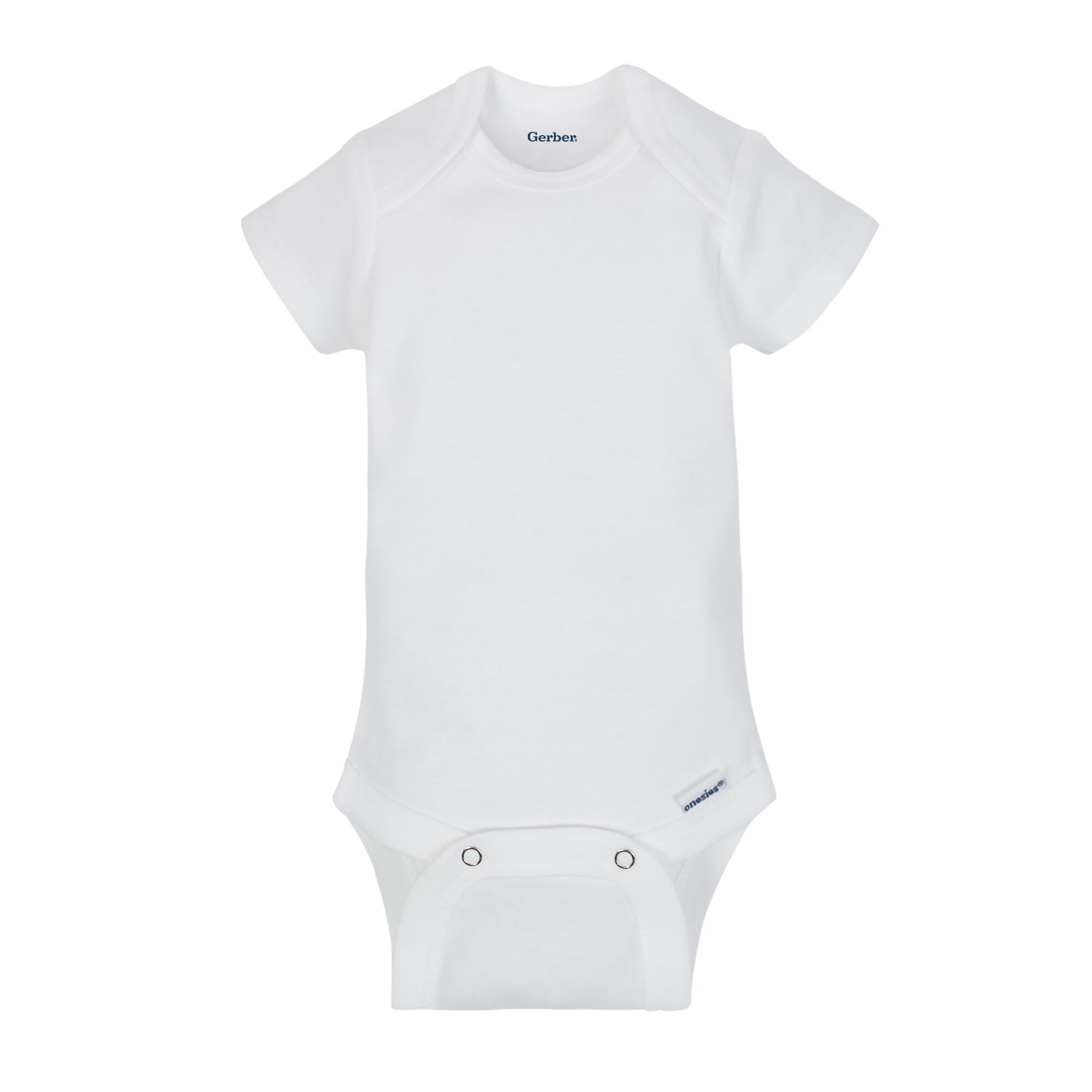Onesies® Baby 5-Pack White Bodysuits - Image 3