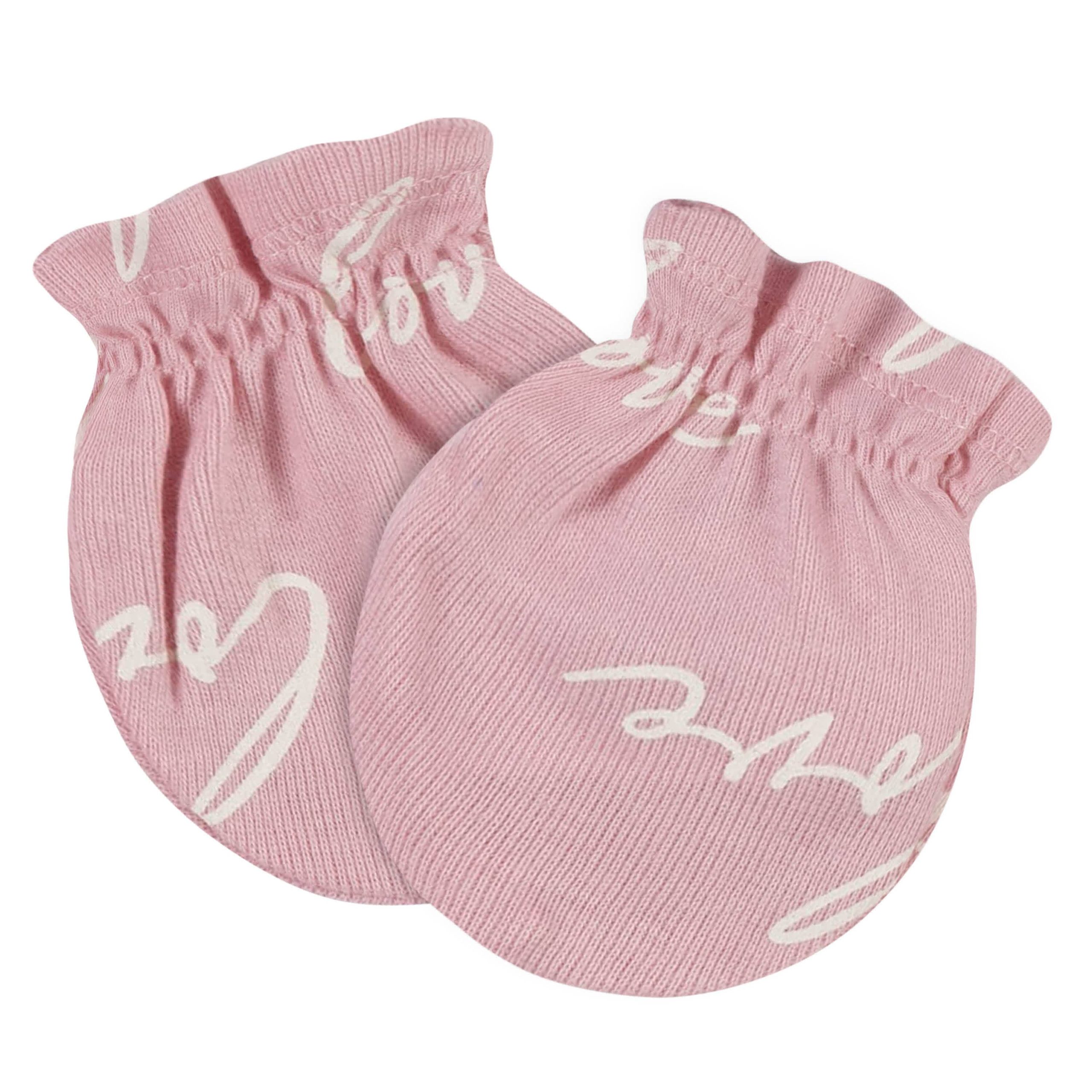 18-Piece Baby Girls Bunny Ballerina Onesies® Bodysuit, Mitten, Cap, & Sock Set - Image 5