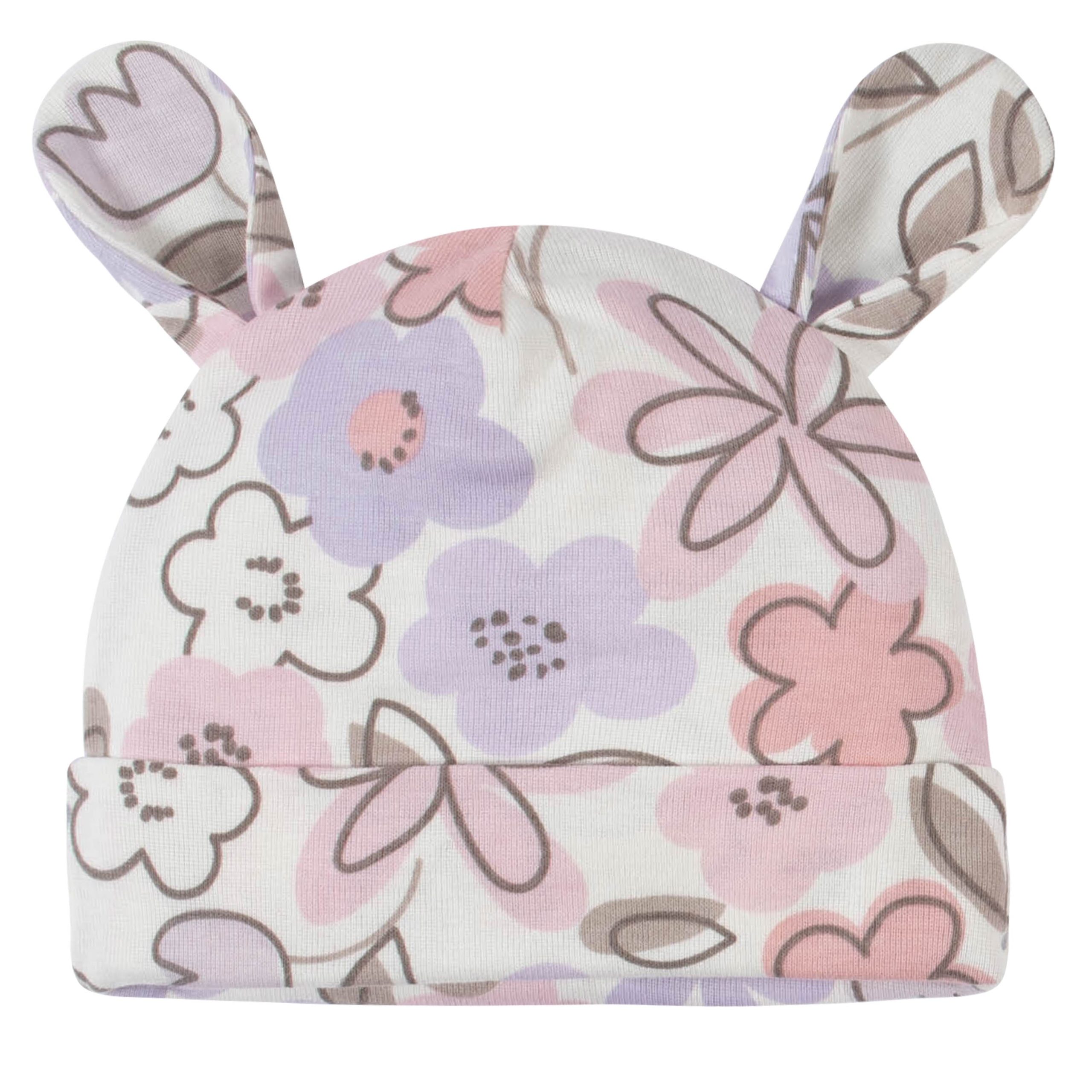 18-Piece Baby Girls Bunny Ballerina Onesies® Bodysuit, Mitten, Cap, & Sock Set - Image 7